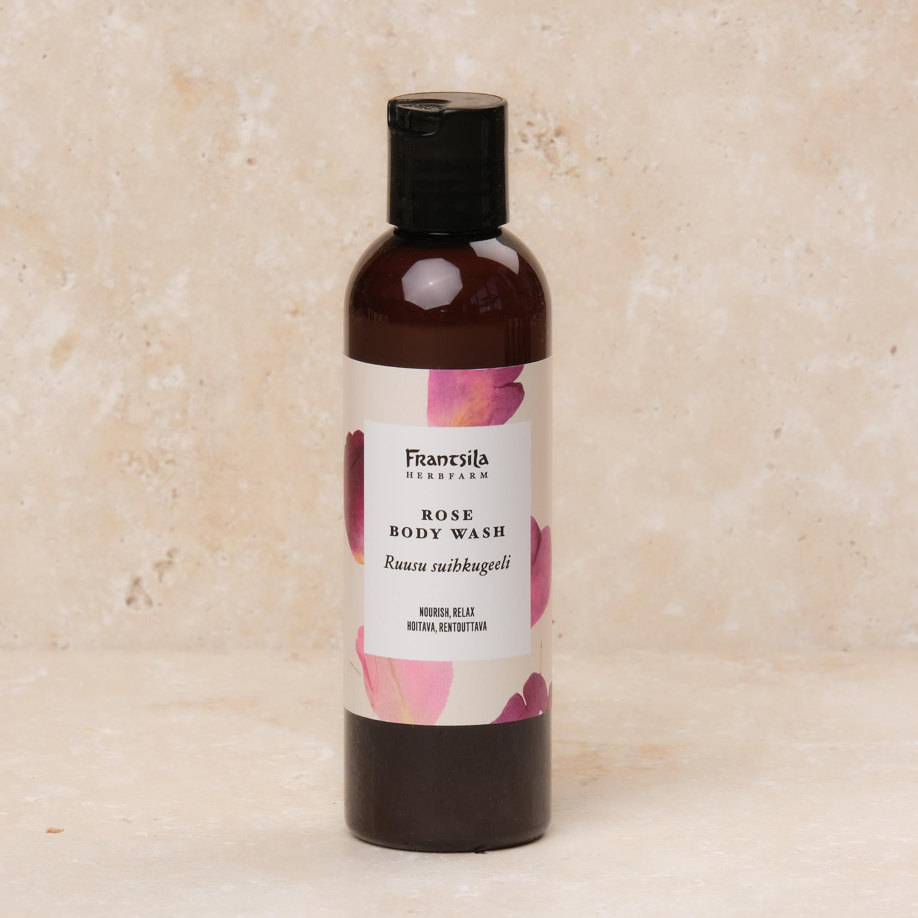 Questo gel doccia coccoloso alla rosa di mezza estate del marchio di cosmetici naturali Frantsila deterge la pelle in modo delicato ma profondo. Con un valore di pH di 5,5, non secca la pelle ed è adatto a tutta la famiglia!