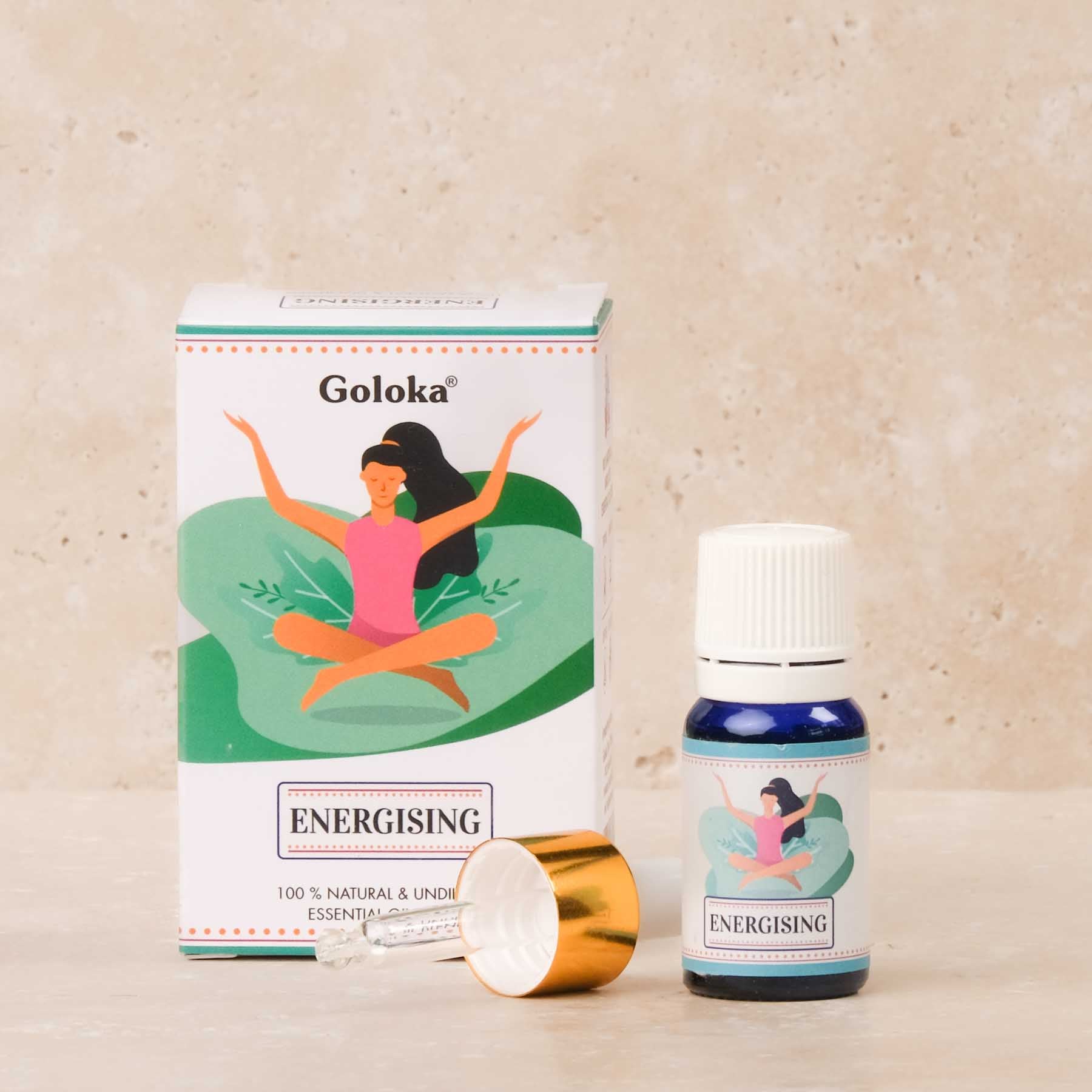 Miscela di oli essenziali energizzanti di Goloka natural pure