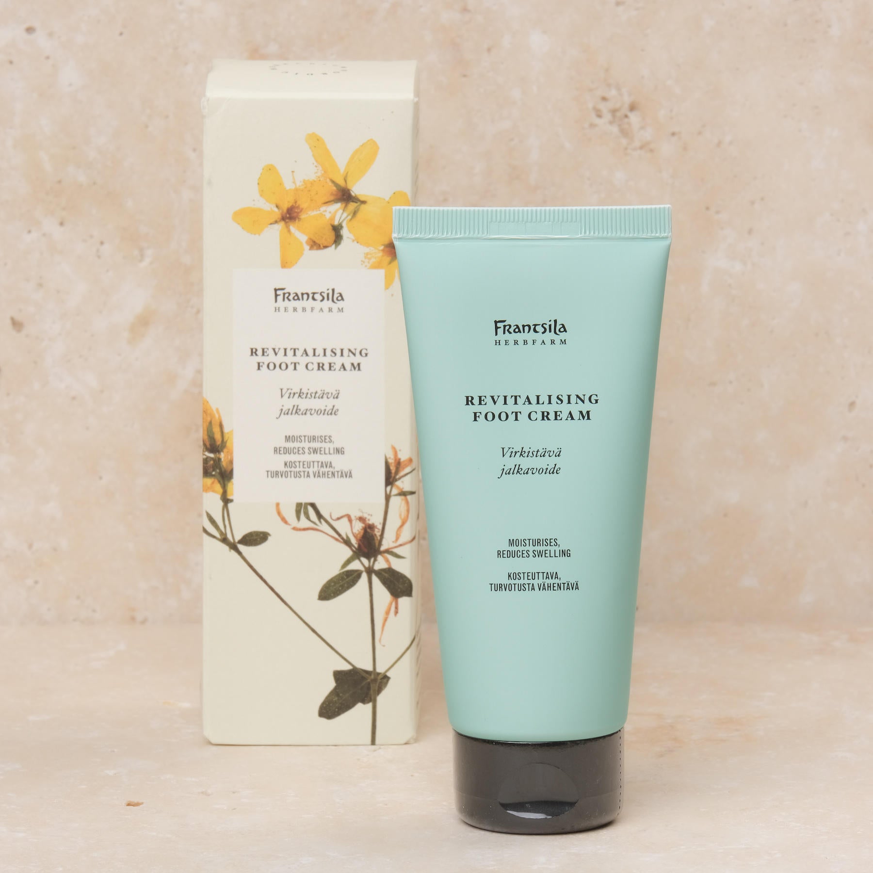 Crema piedi cosmetici naturali Frantsila contro i piedi pesanti