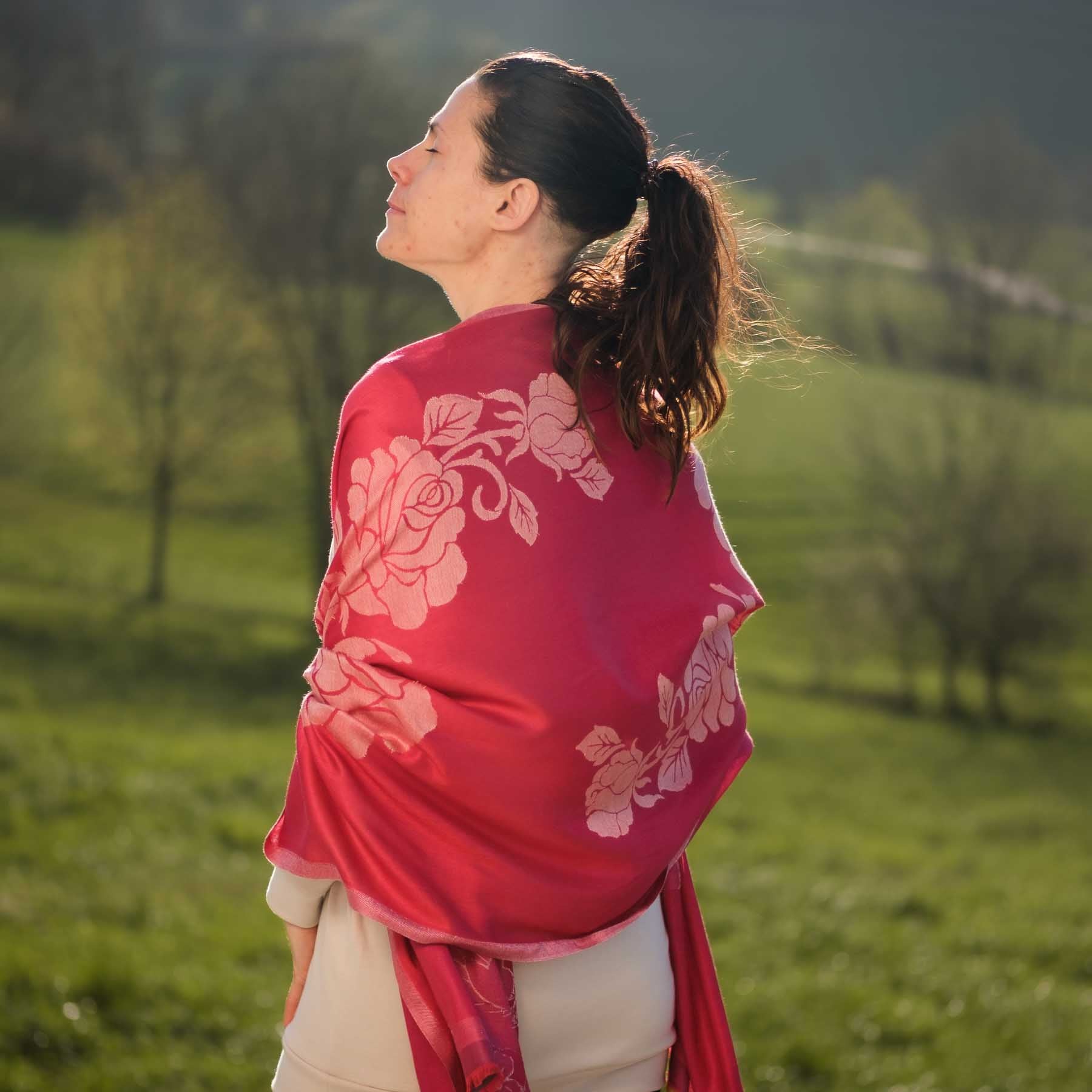 Sciarpa Kani in Modal Blossom