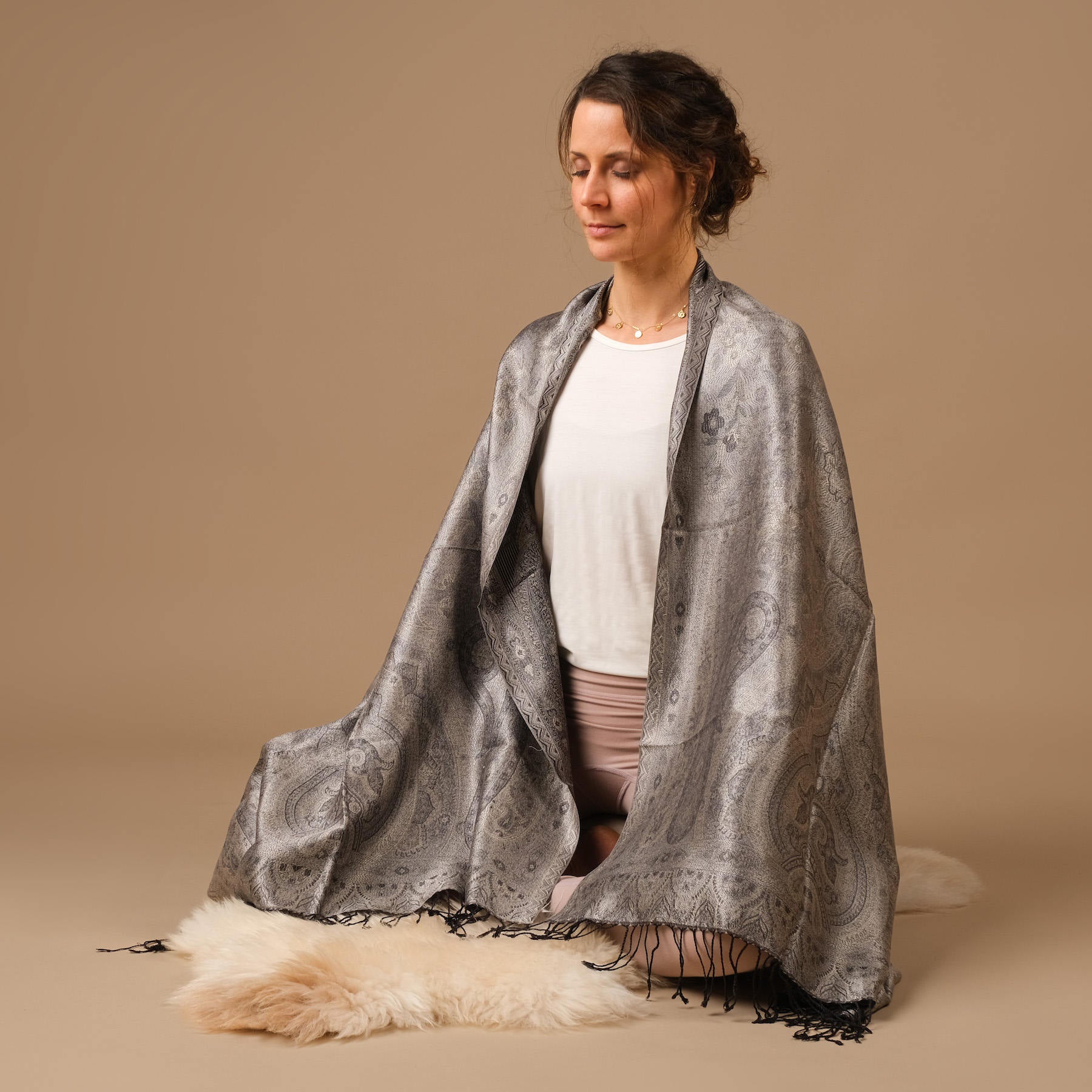 Sciarpa da meditazione in seta Coscienza