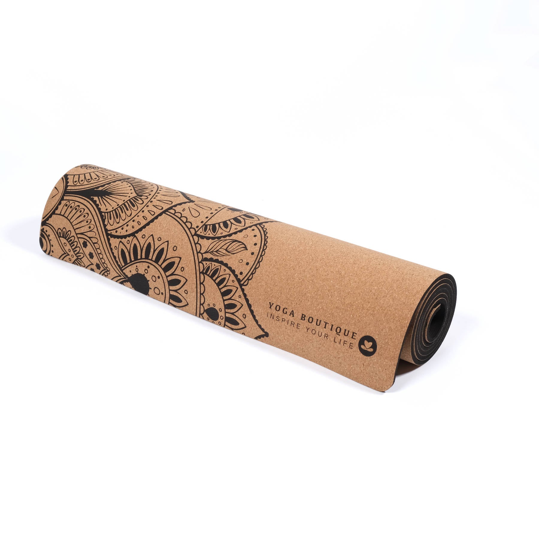 Tappetino yoga Cork Respiro, amore e felicità