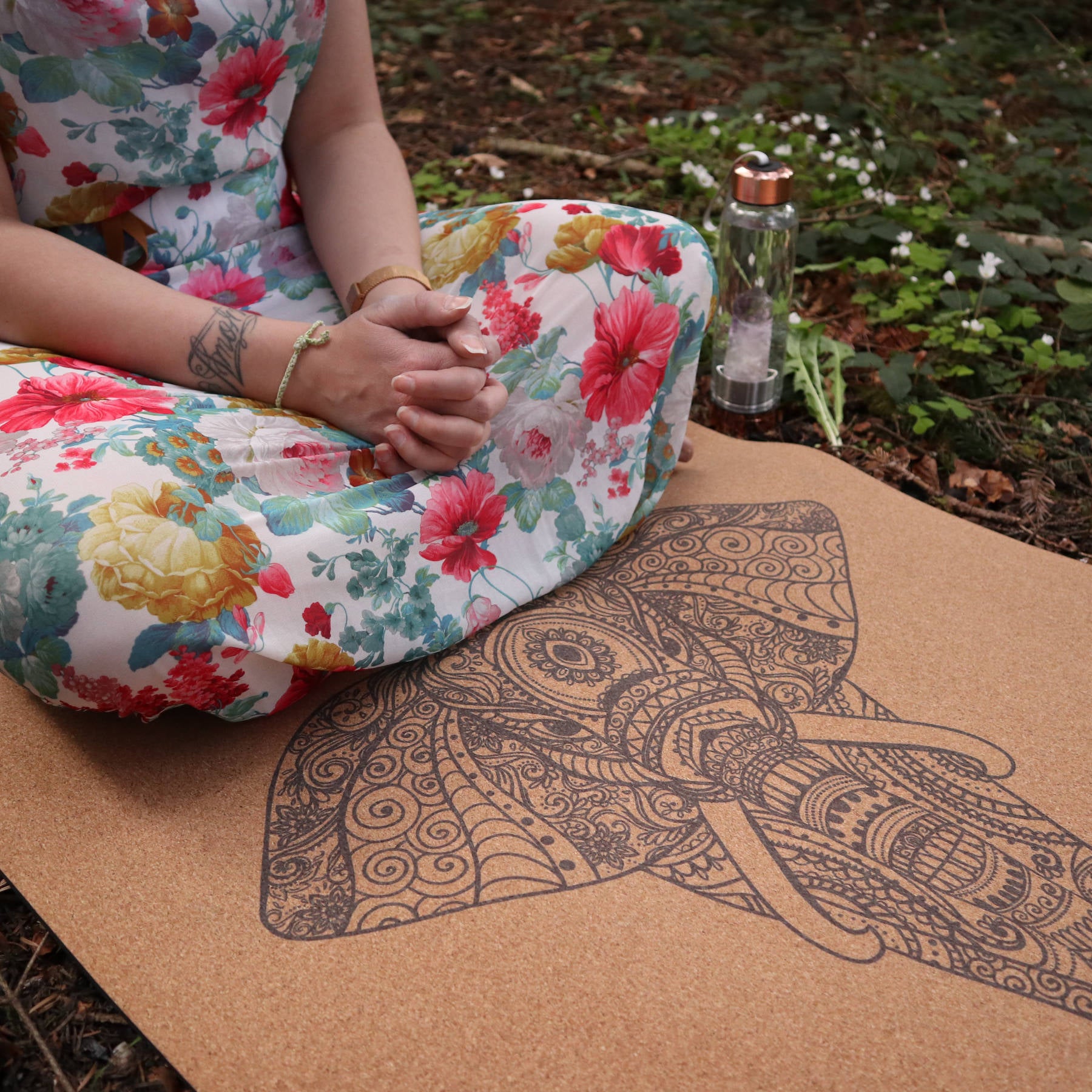 Tappetino yoga Ganesha in sughero