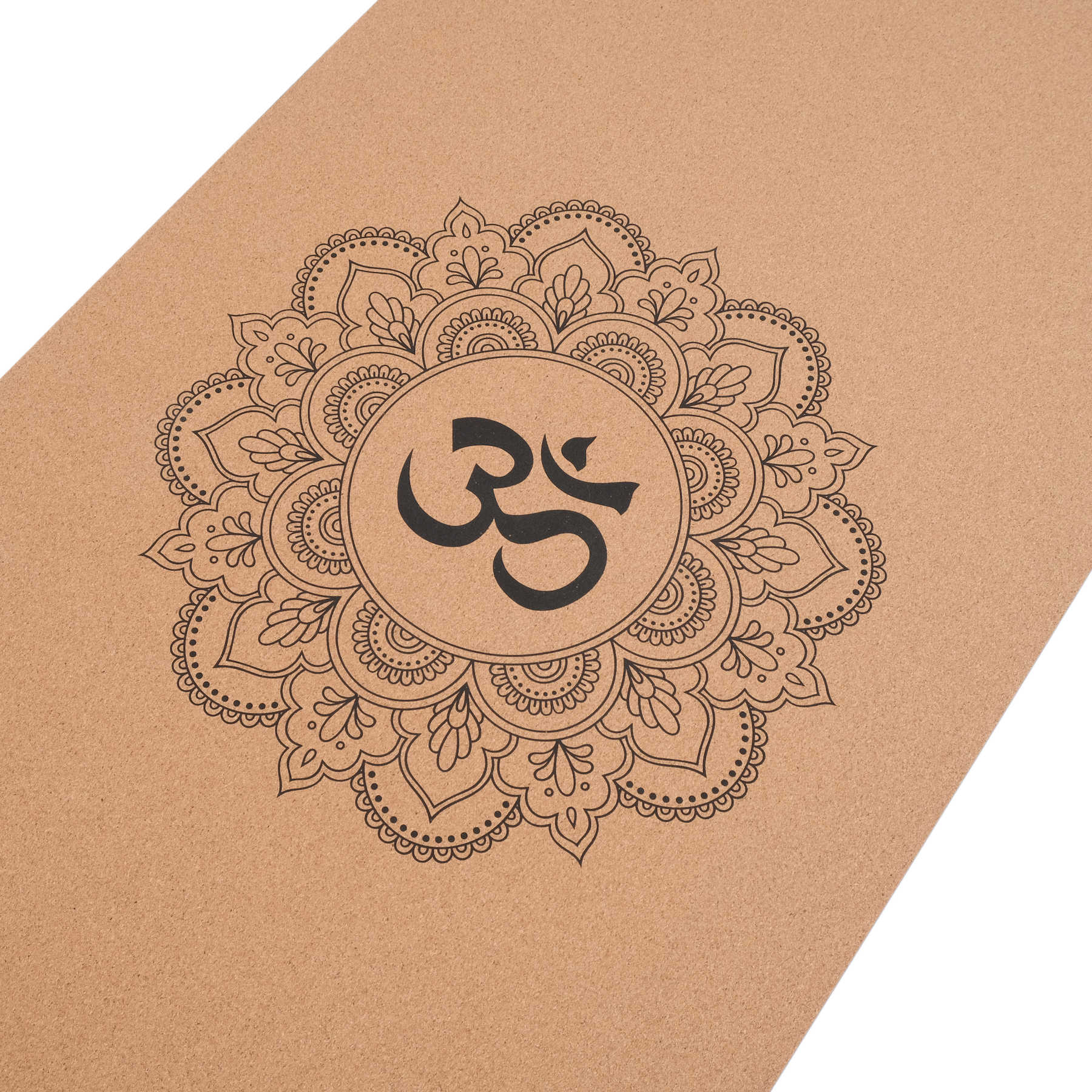 Tappetino da yoga in sughero Mandala OM