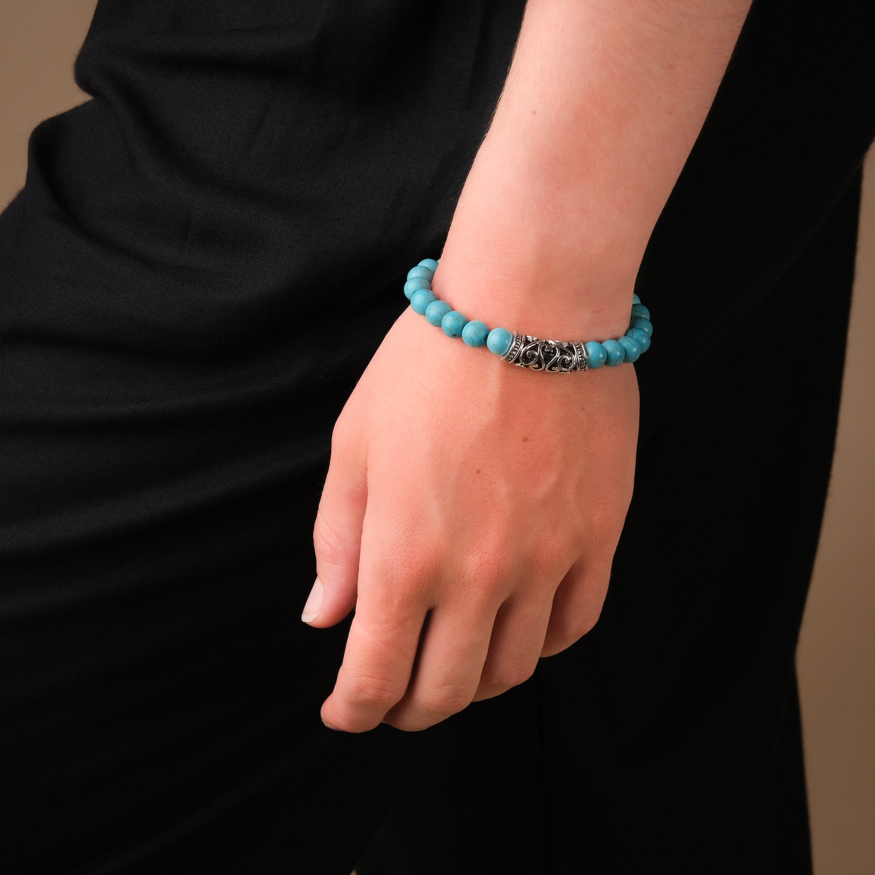 Bracciale di pietre dure Turchese Celtico