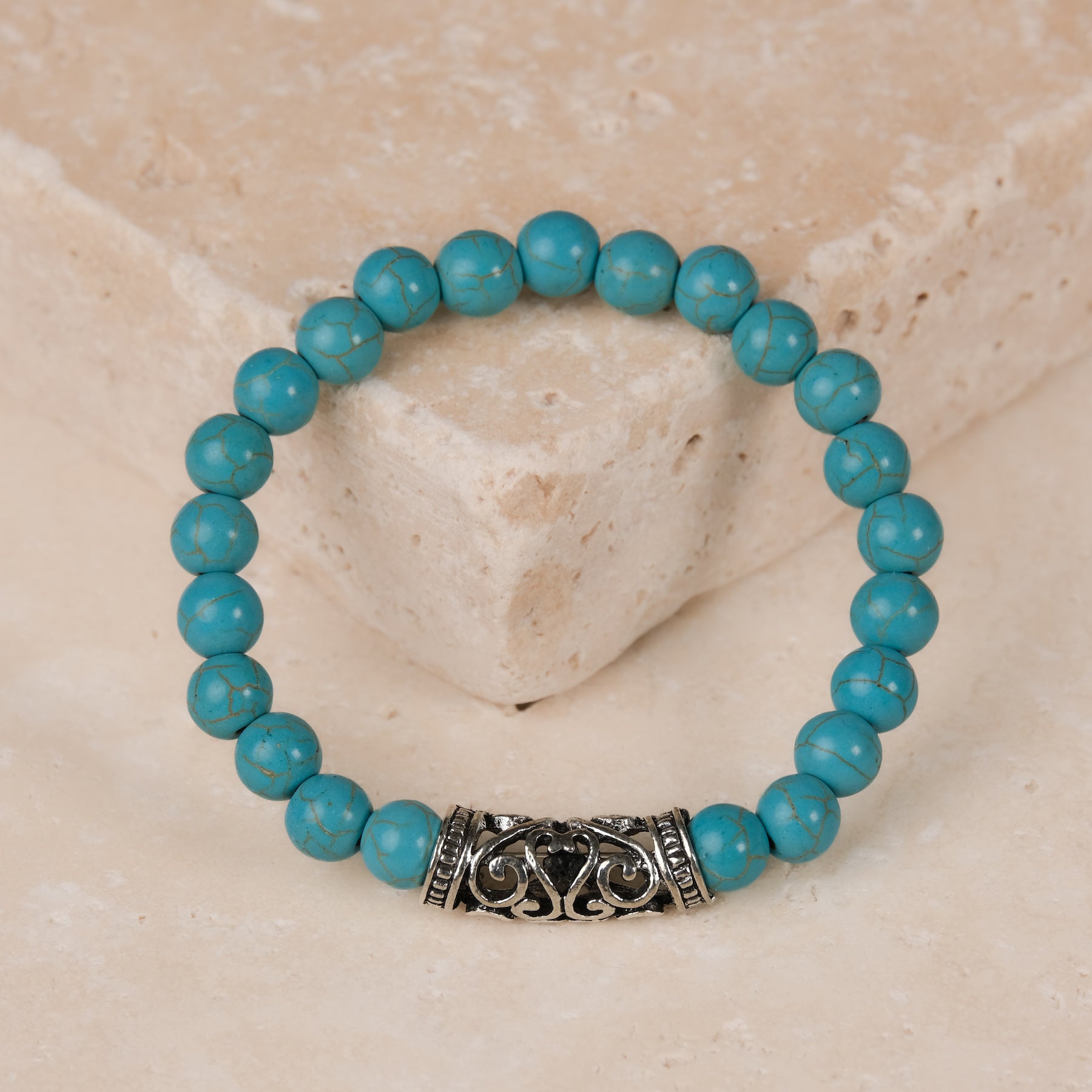 Bracciale di pietre dure Turchese Celtico