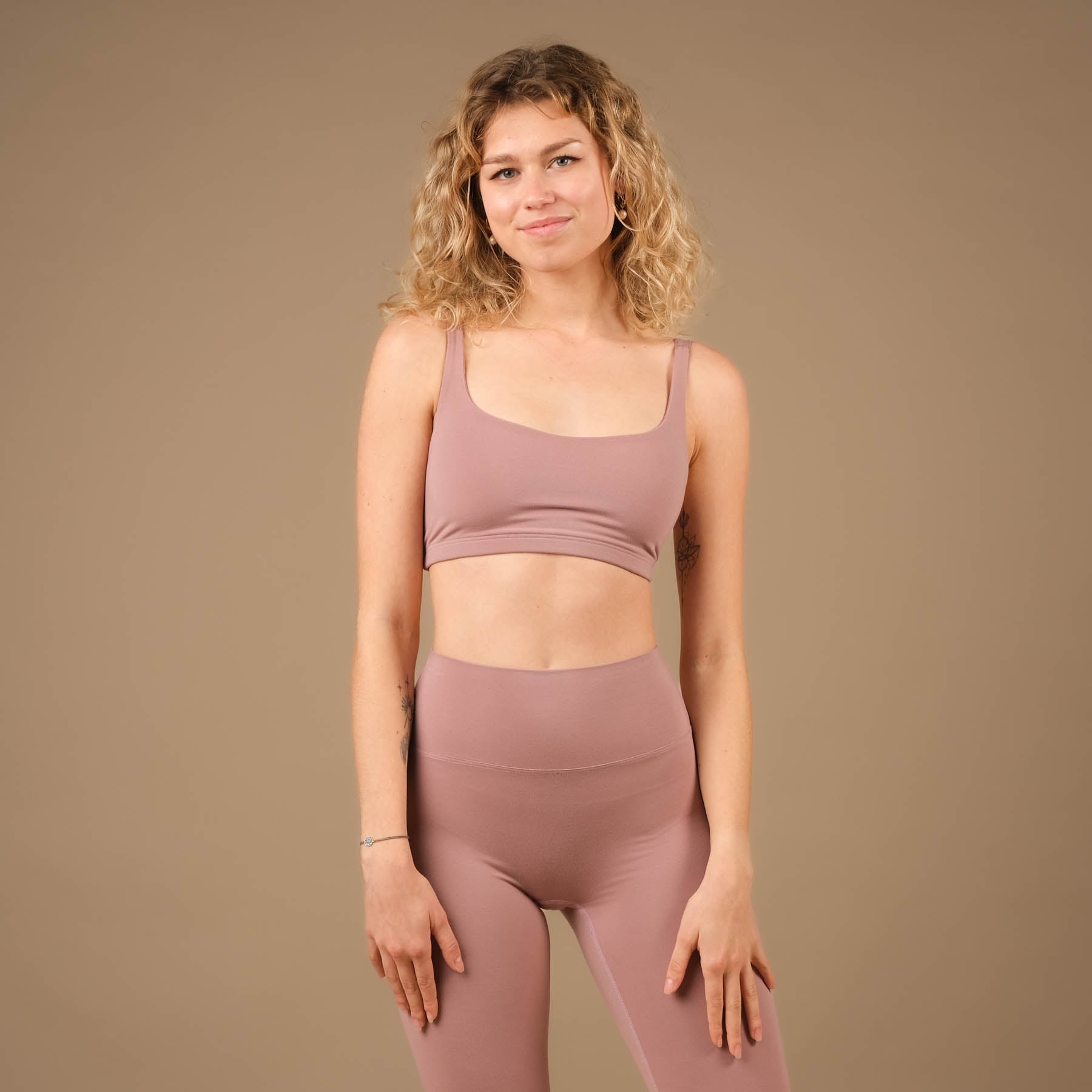 Reggiseno yoga Comfy palissandro adatto anche come reggiseno