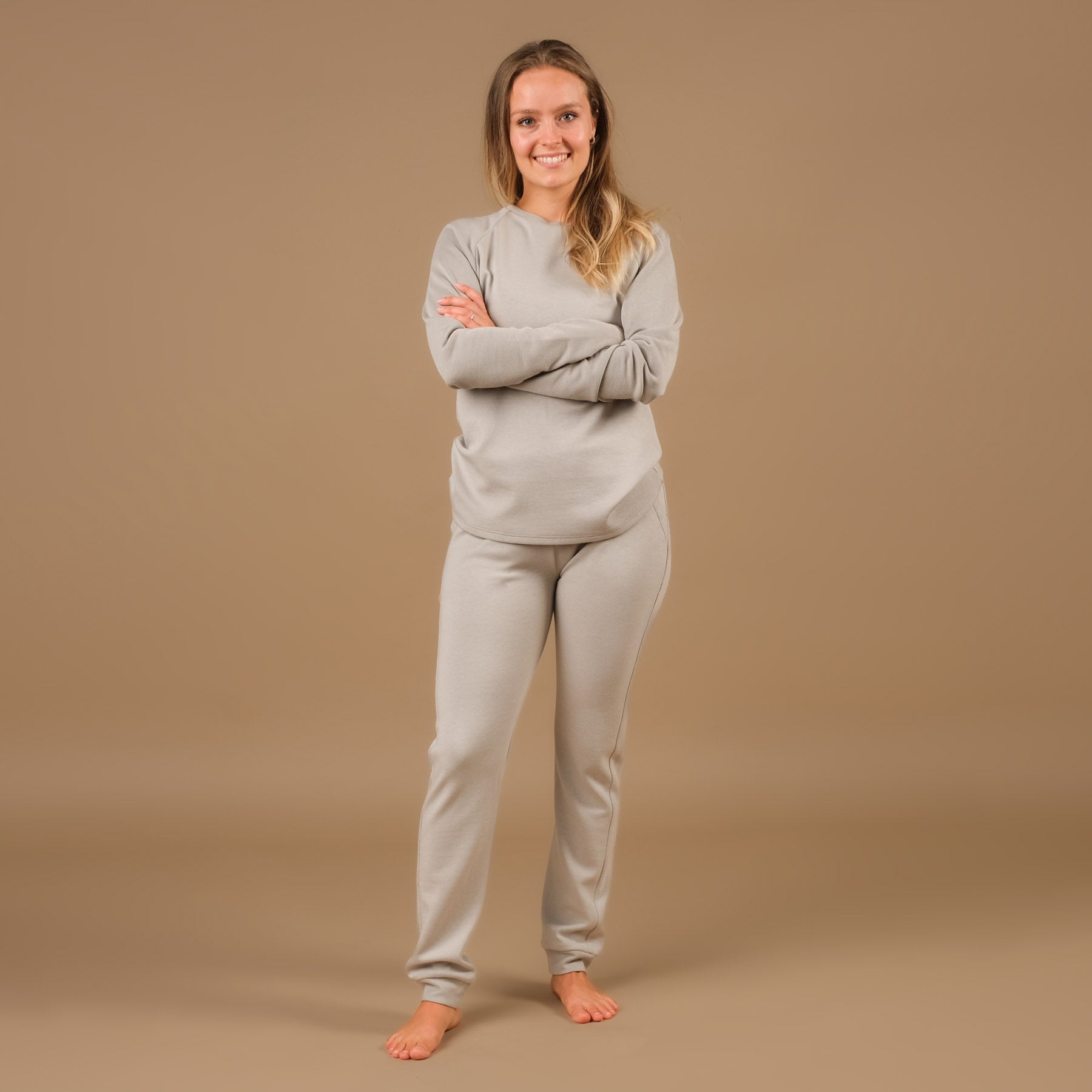 Felpa Yoga unisex Grigio accogliente