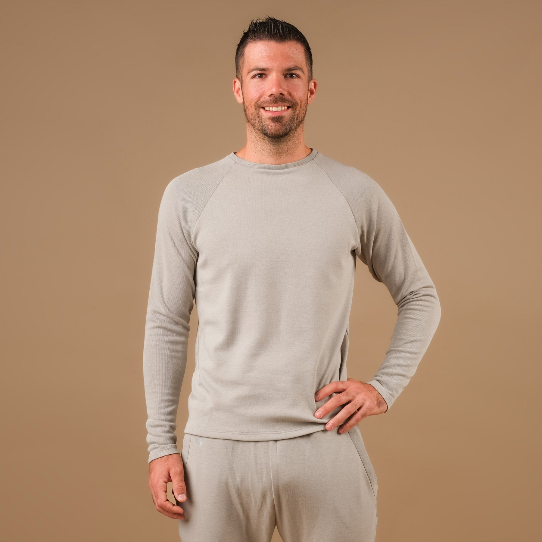 Felpa Yoga unisex Grigio accogliente