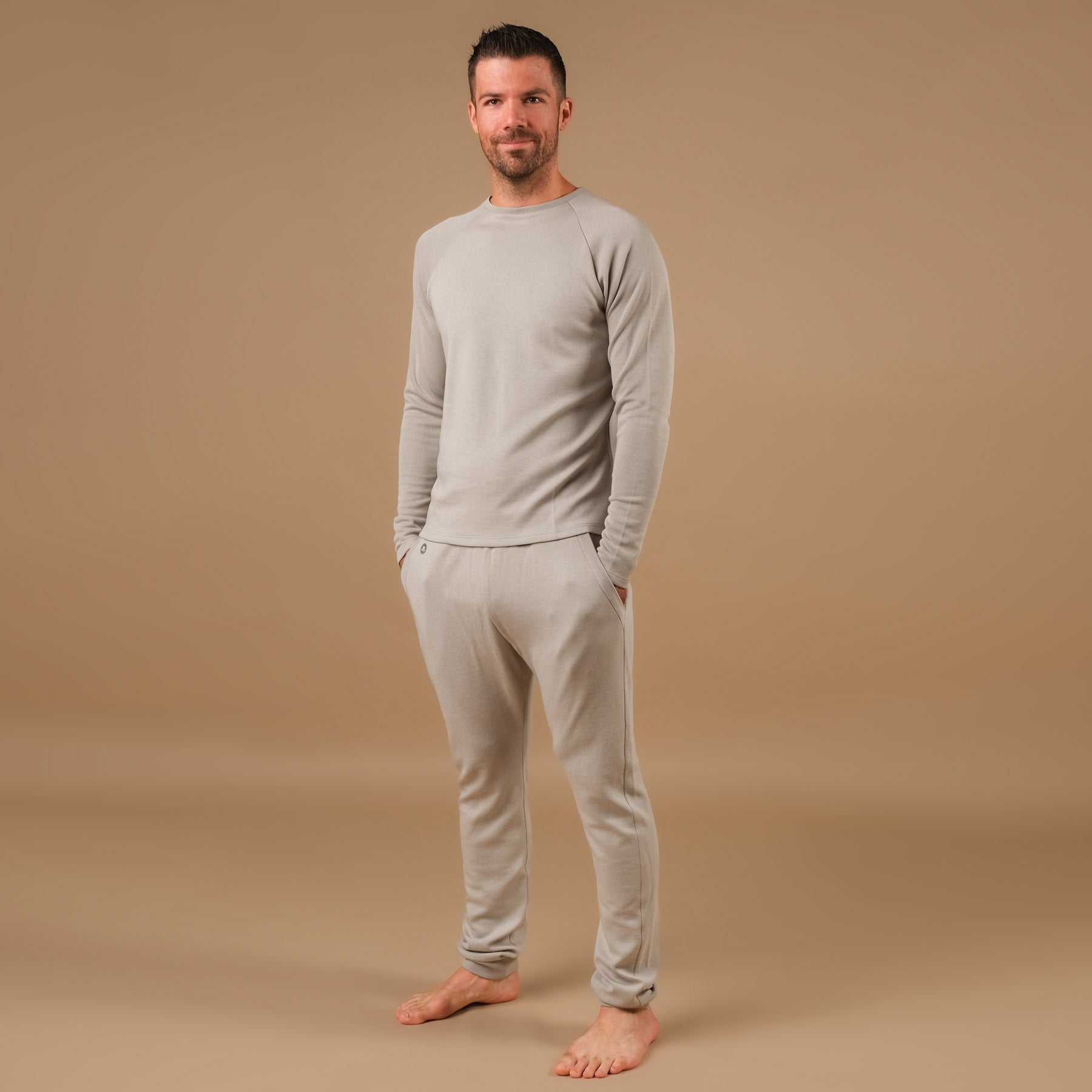 Pantaloni da jogging yoga unisex Grigio accogliente
