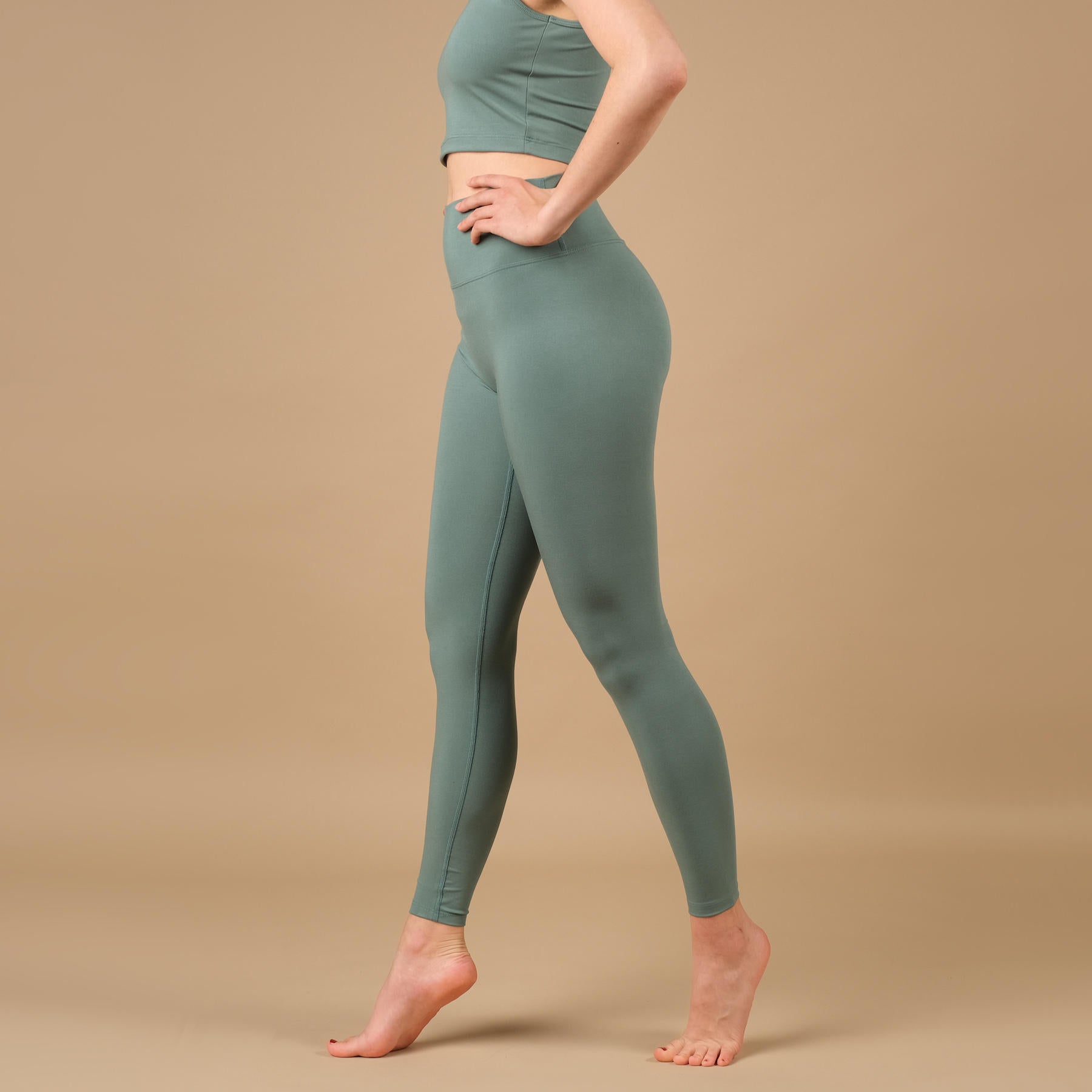 Leggings da yoga sostenibili Comodi, morbidissimi, realizzati in Svizzera