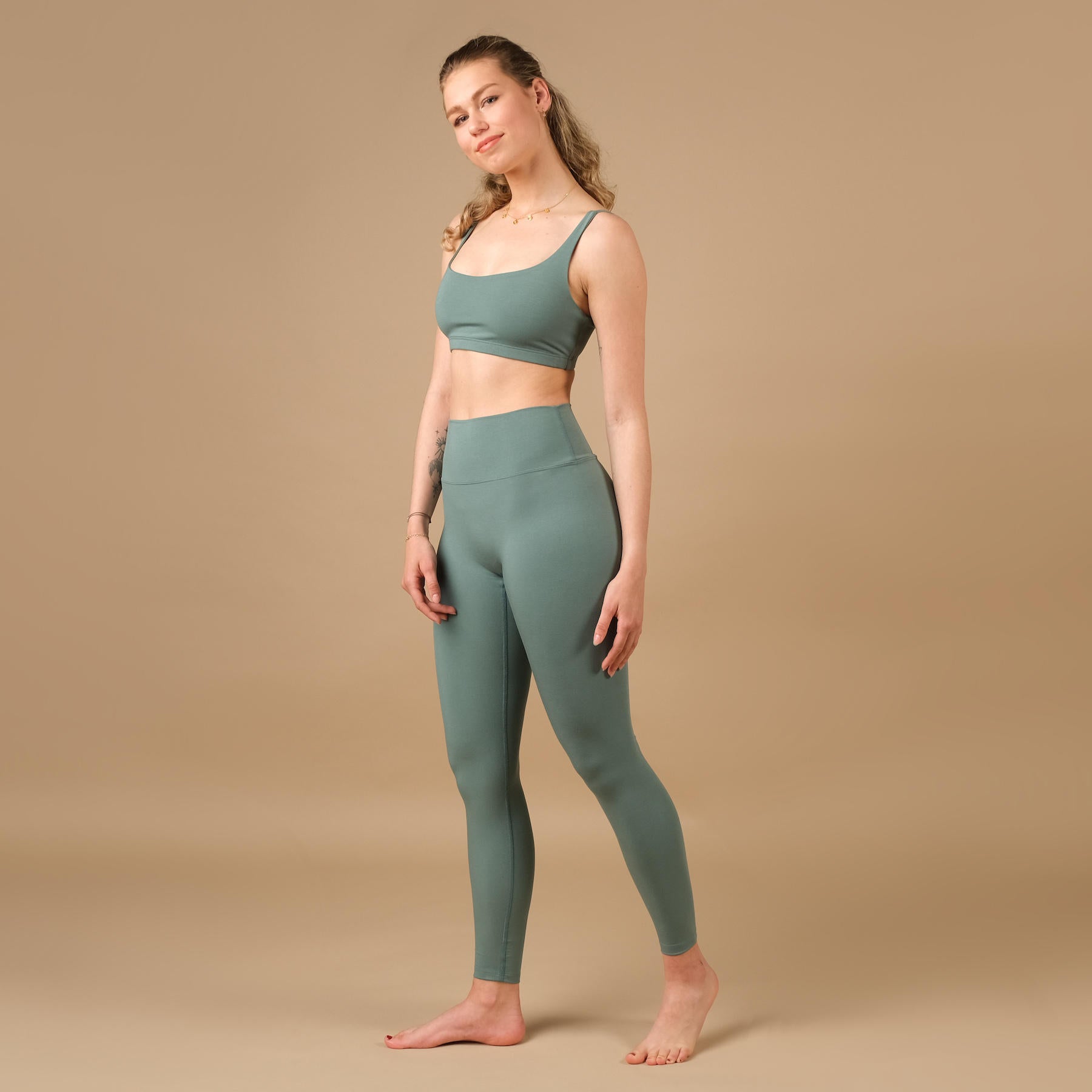 Leggings da yoga sostenibili Comodi, morbidissimi, realizzati in Svizzera