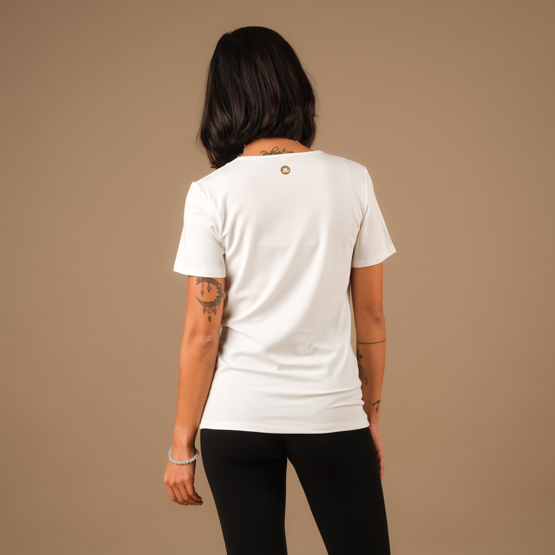 Camicia Yoga Classy a maniche corte bianca