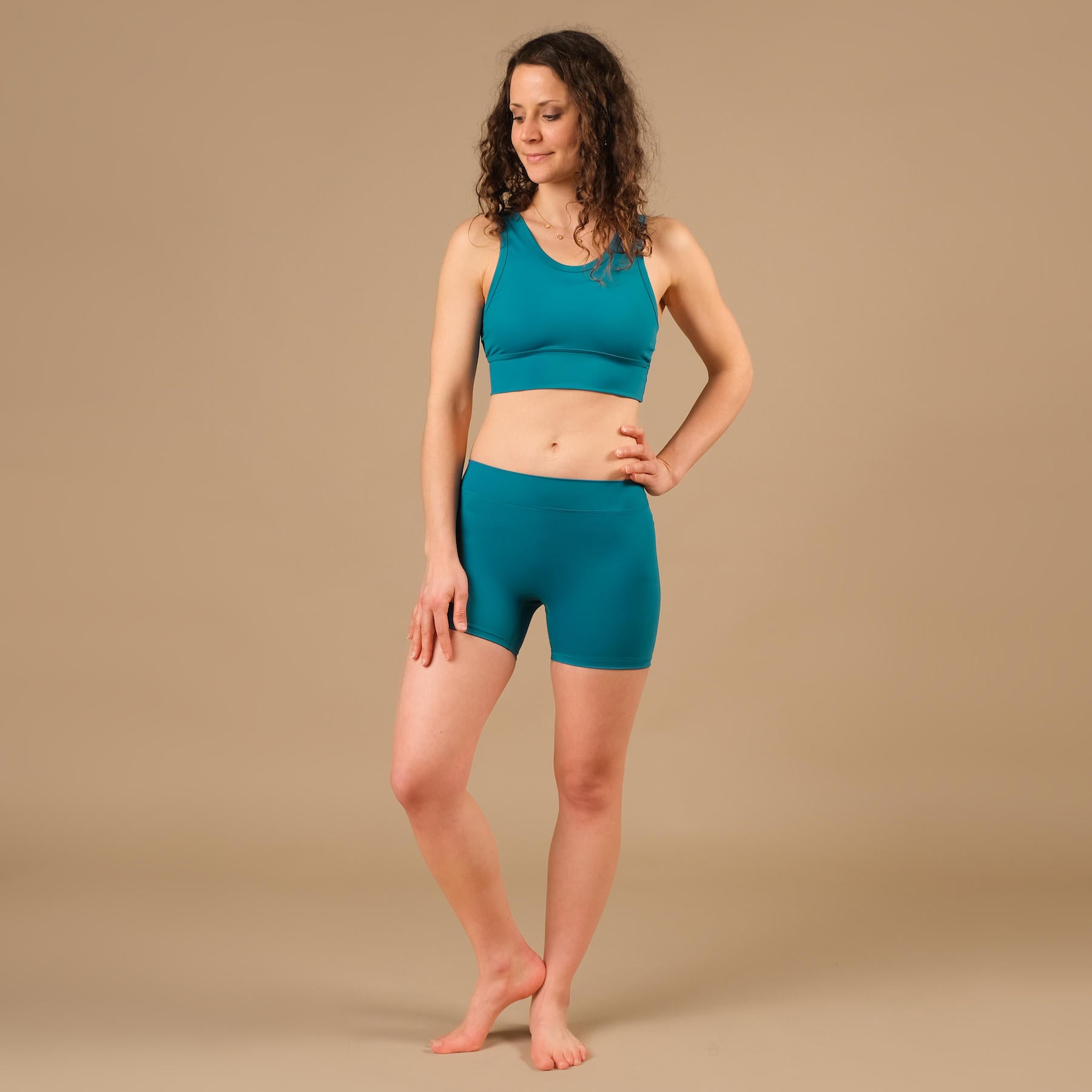 Pantaloncini da yoga Eco Mare Econyl acqua