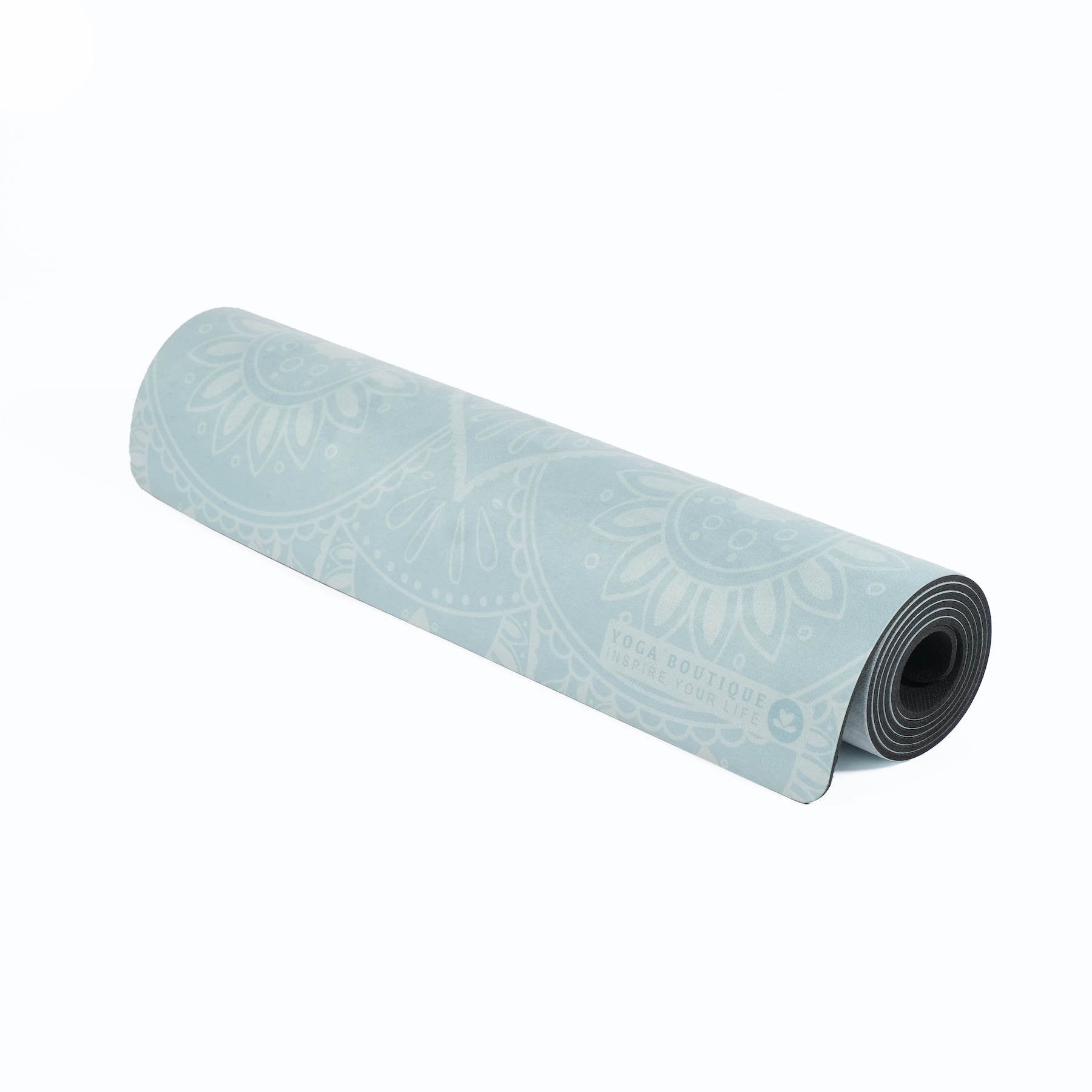 Tappetino yoga in velluto Mandala menta
