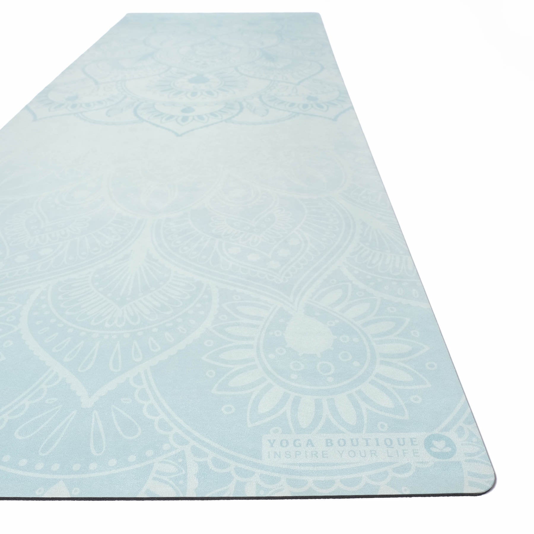 Tappetino yoga in velluto Mandala menta
