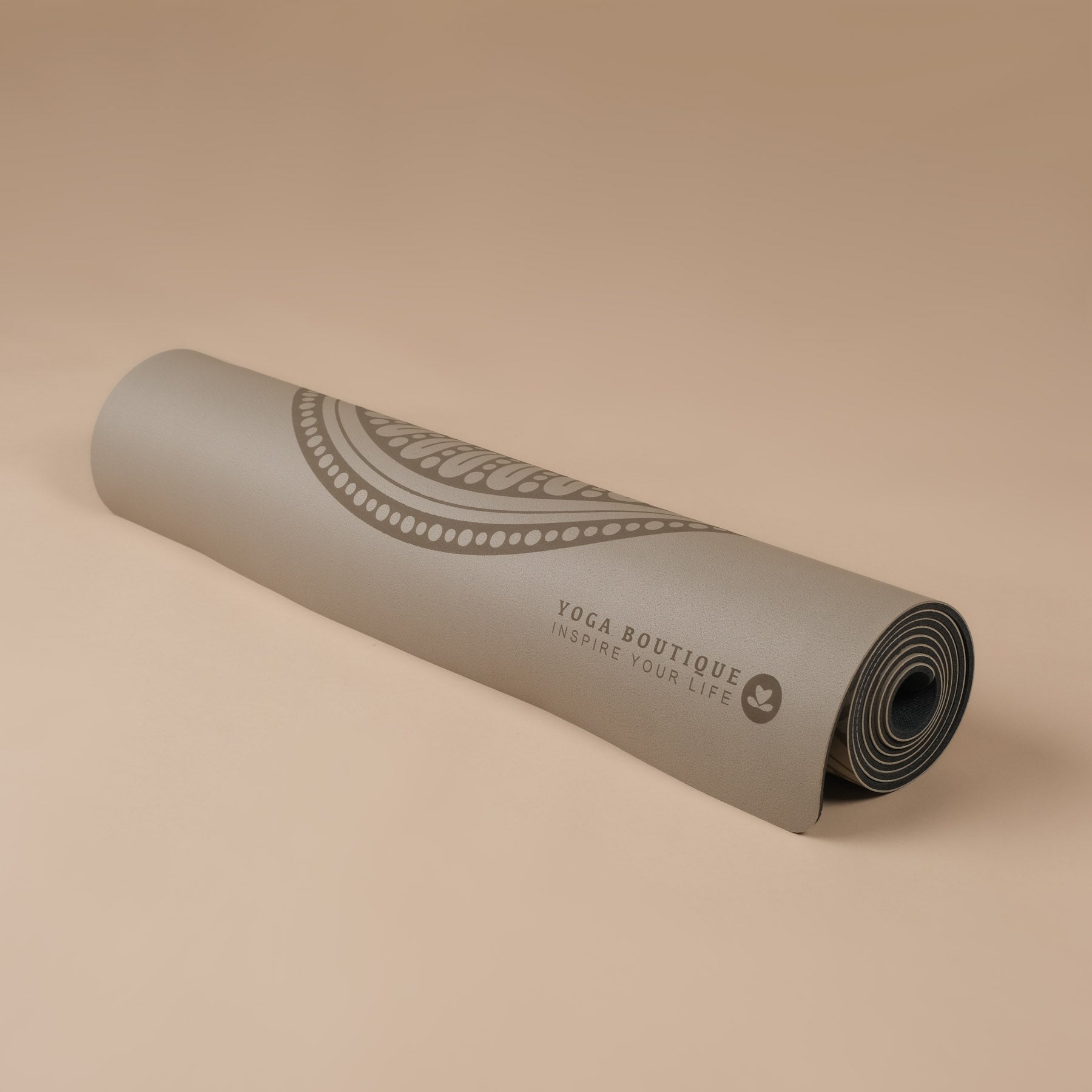 Tappetino da yoga SuperGrip 2.0 Mandala molto antiscivolo sabbia