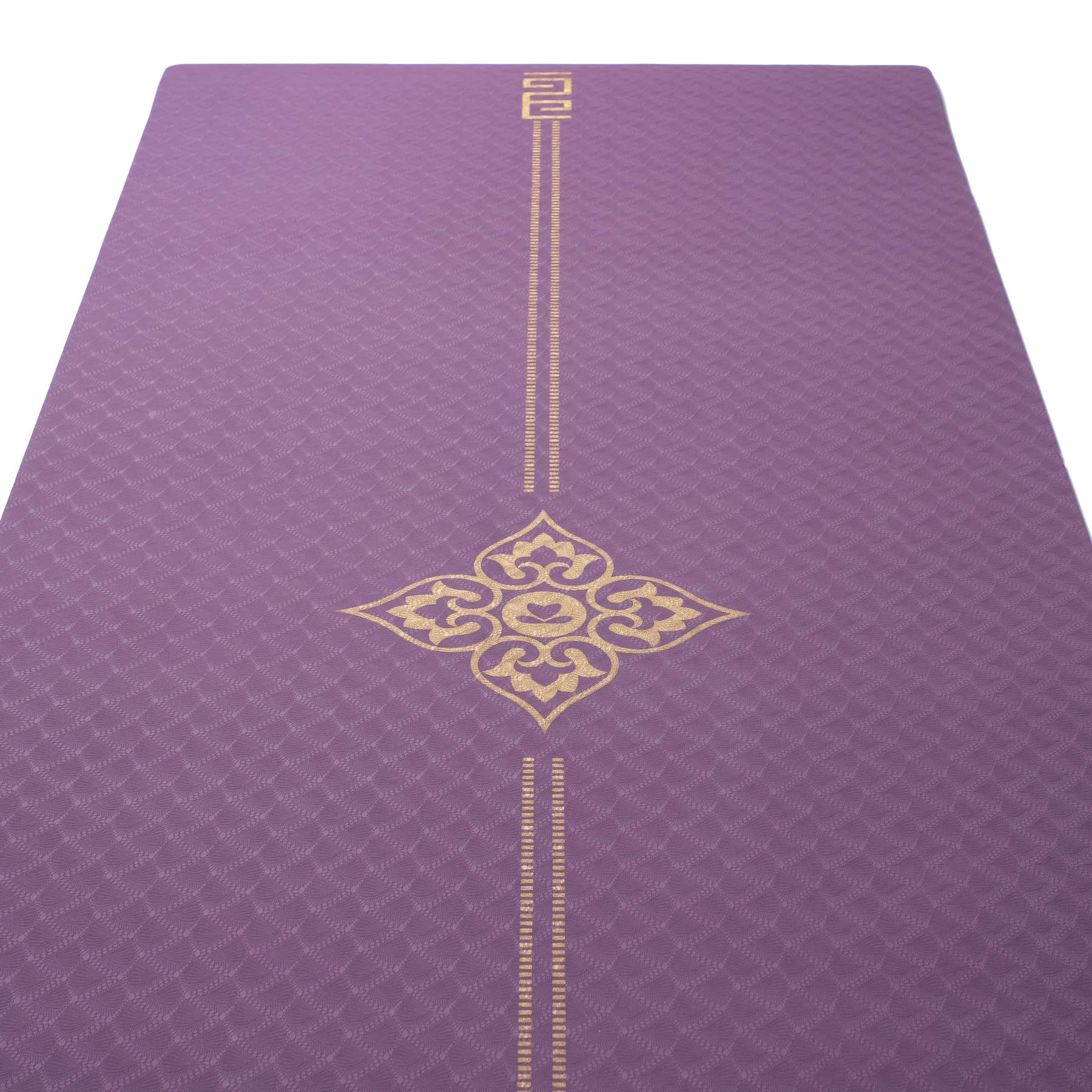 Tappetino yoga TPE stampa oro viola