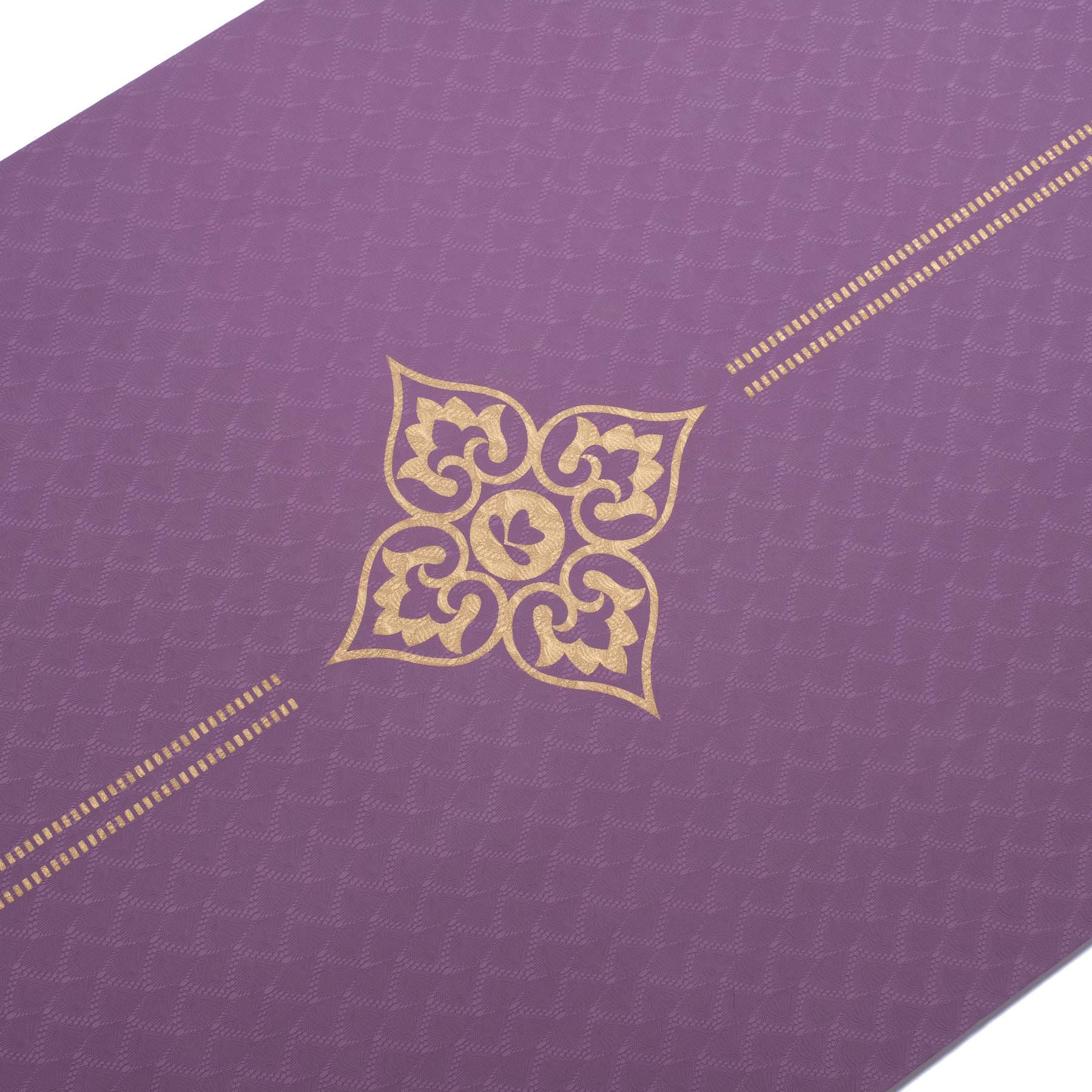 Tappetino yoga TPE stampa oro viola