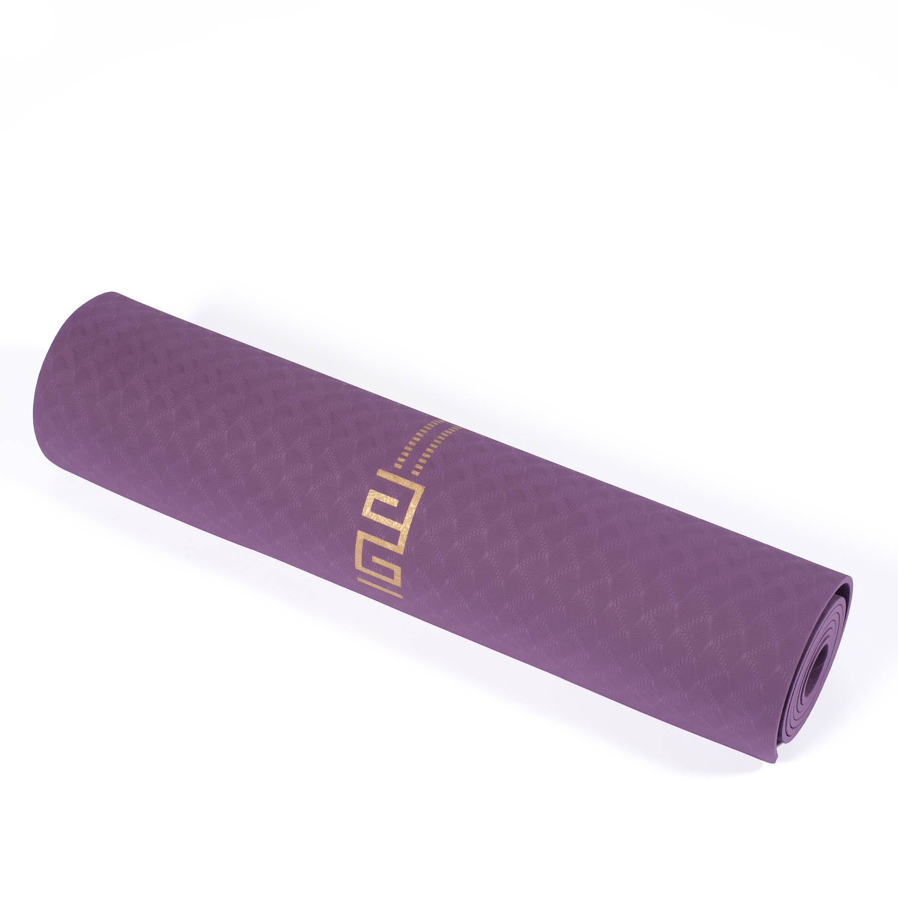Tappetino yoga TPE stampa oro viola