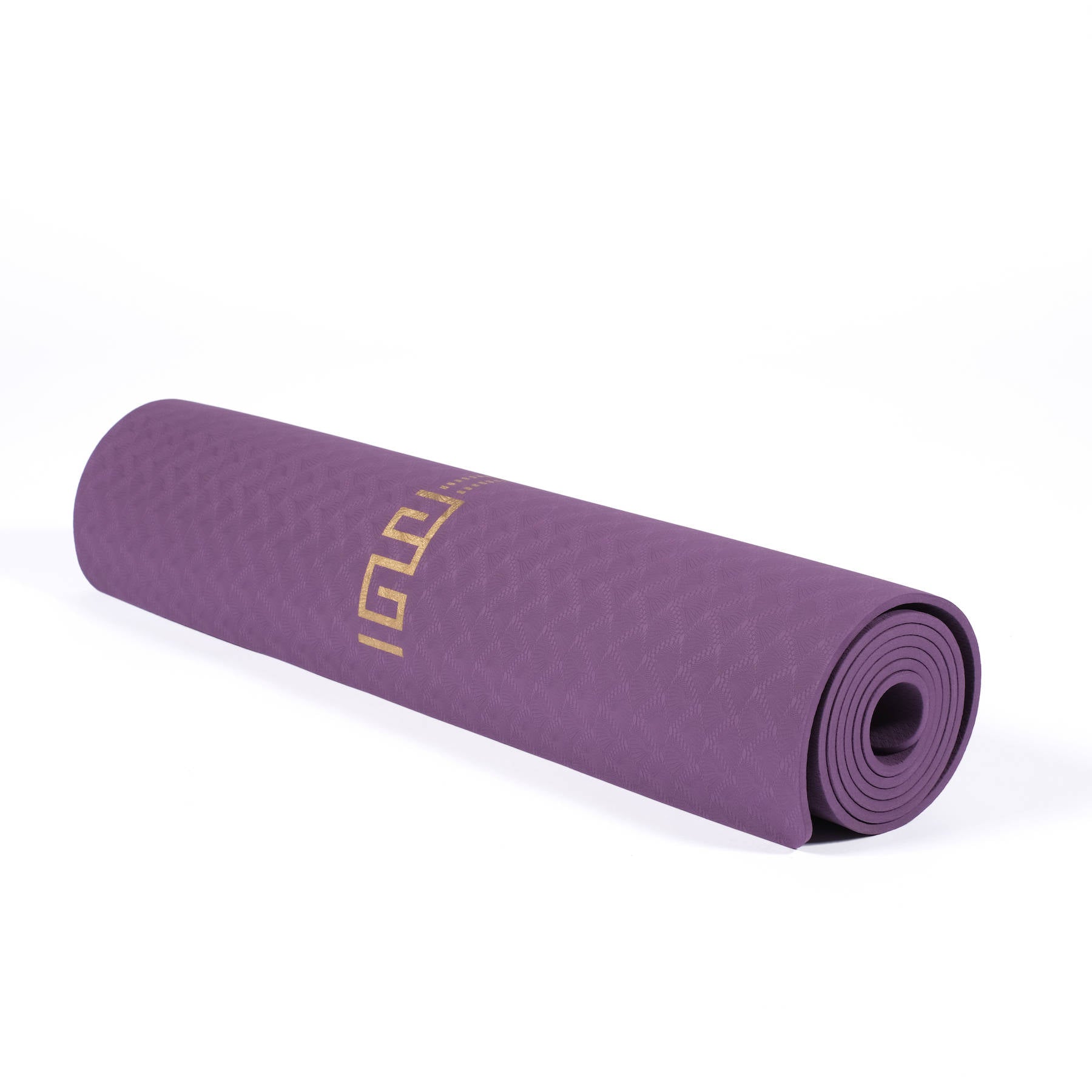 Tappetino yoga TPE stampa oro viola