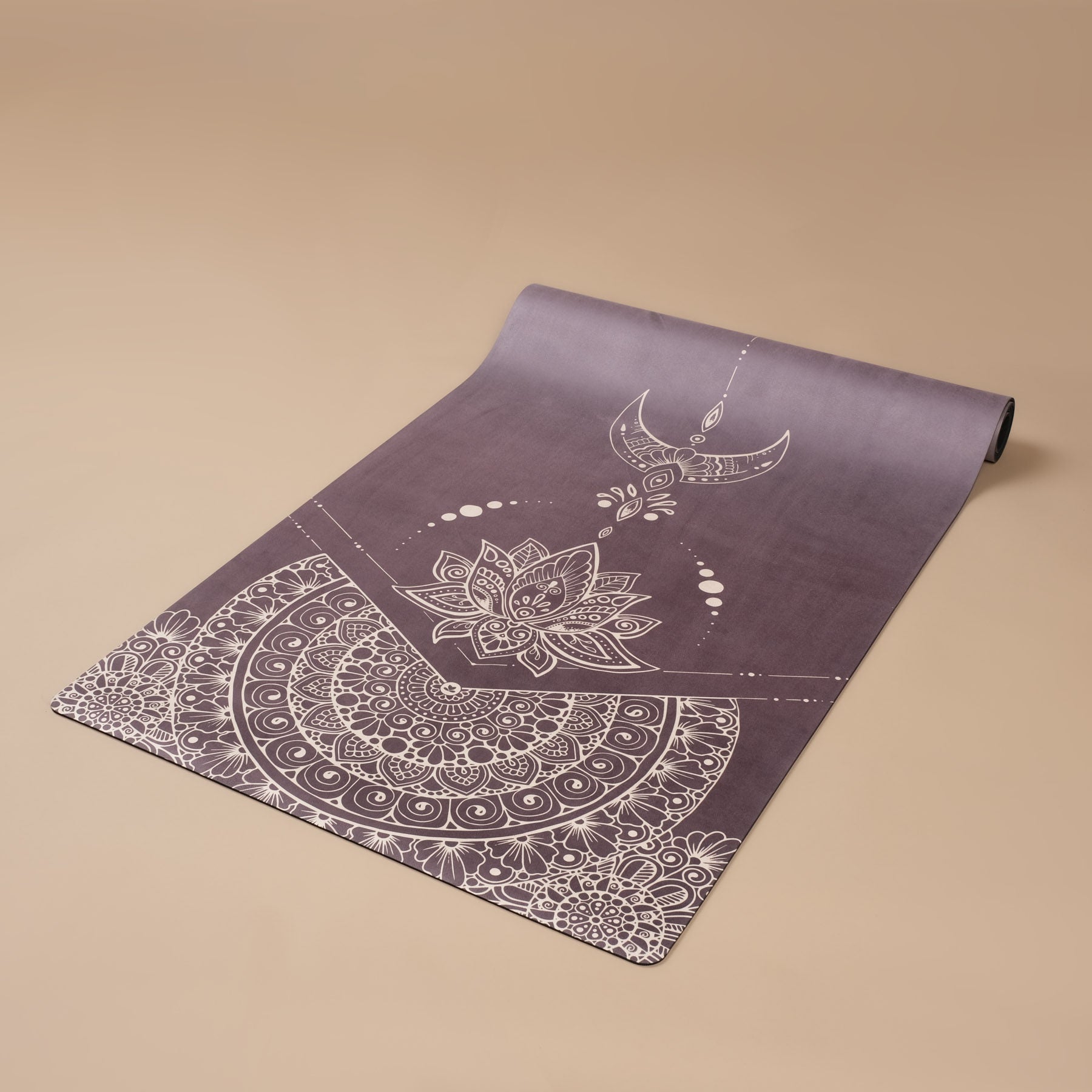 Tappetino Yoga Velour Mimo prugna