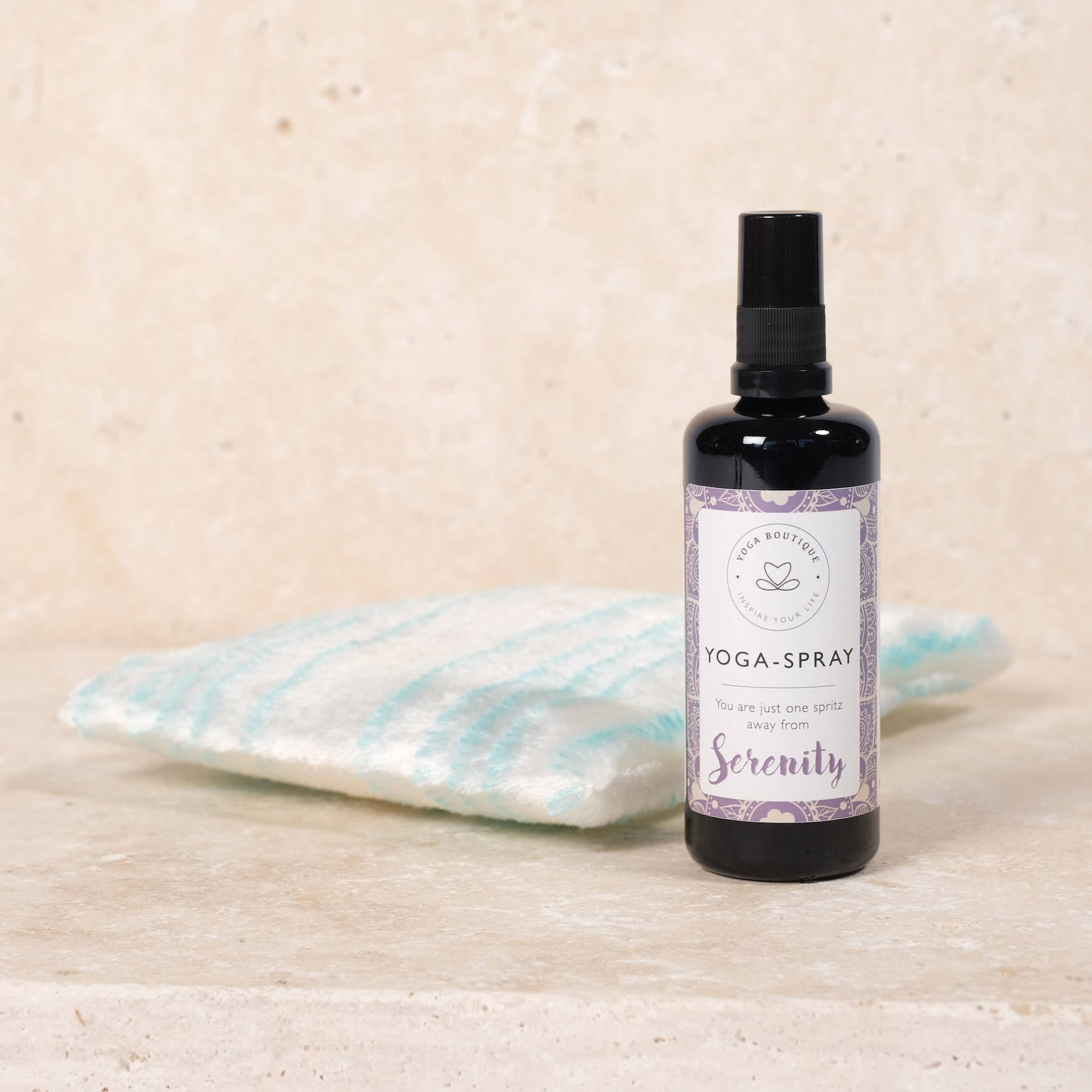 Spray per tappetini da yoga e spray per ambienti Serenity Bio
