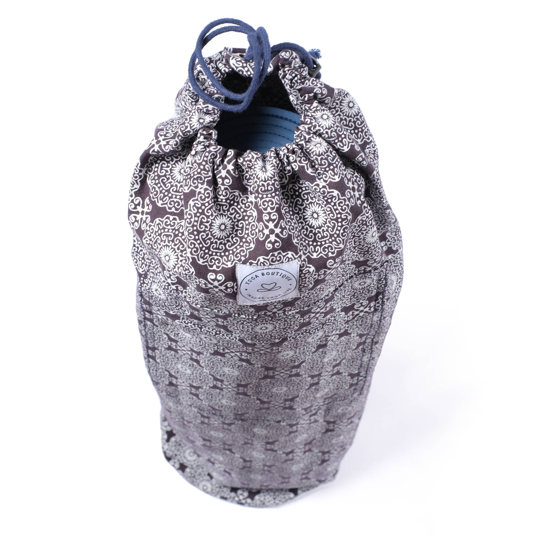 Borsa per tappetino da yoga Rajasthan blu navy