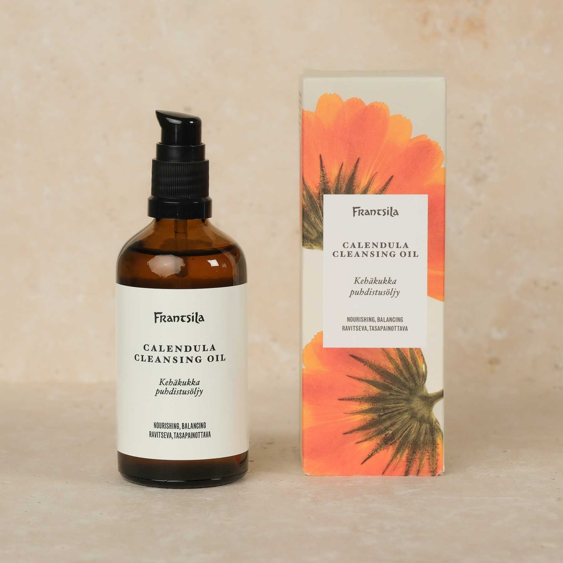 Olio detergente alla calendula, i migliori cosmetici naturali di Frantsila