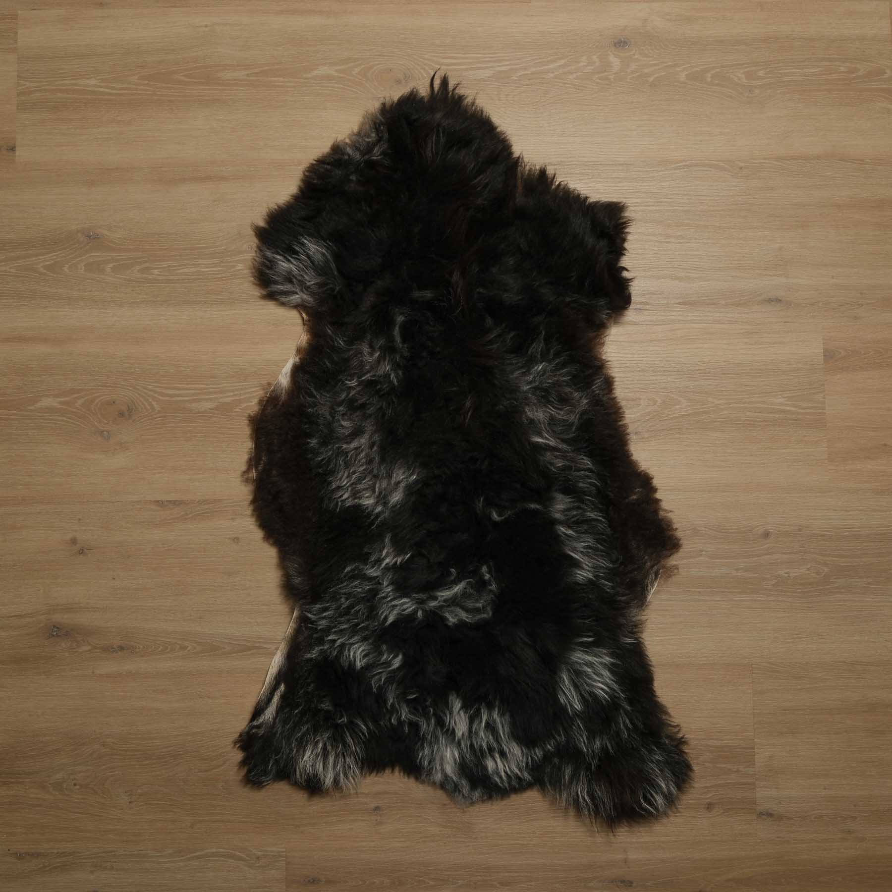 Agnello Merino pezzo unico n. 9 nero bianco