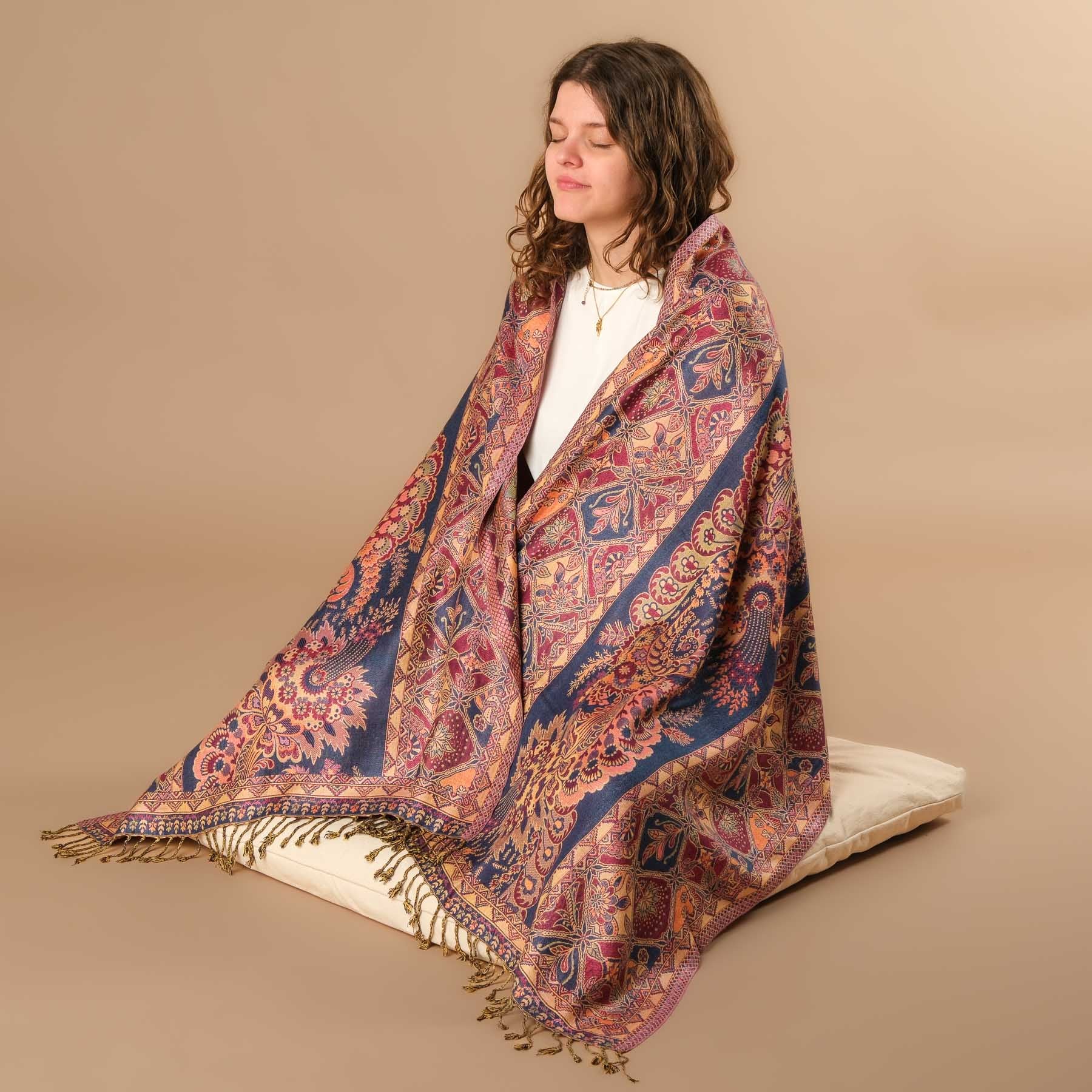 Scialle da meditazione in viscosa Cadiz
