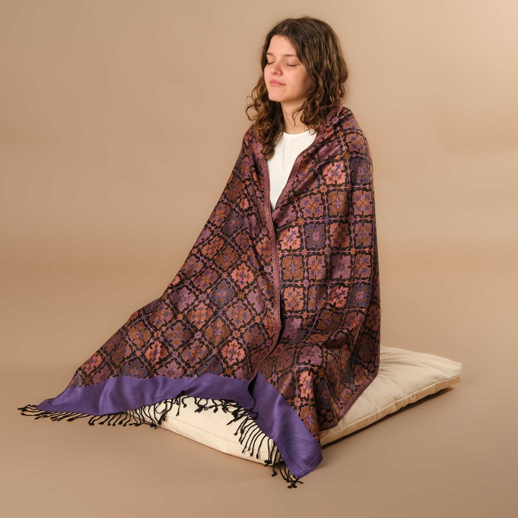 Sciarpa da meditazione in viscosa Linda