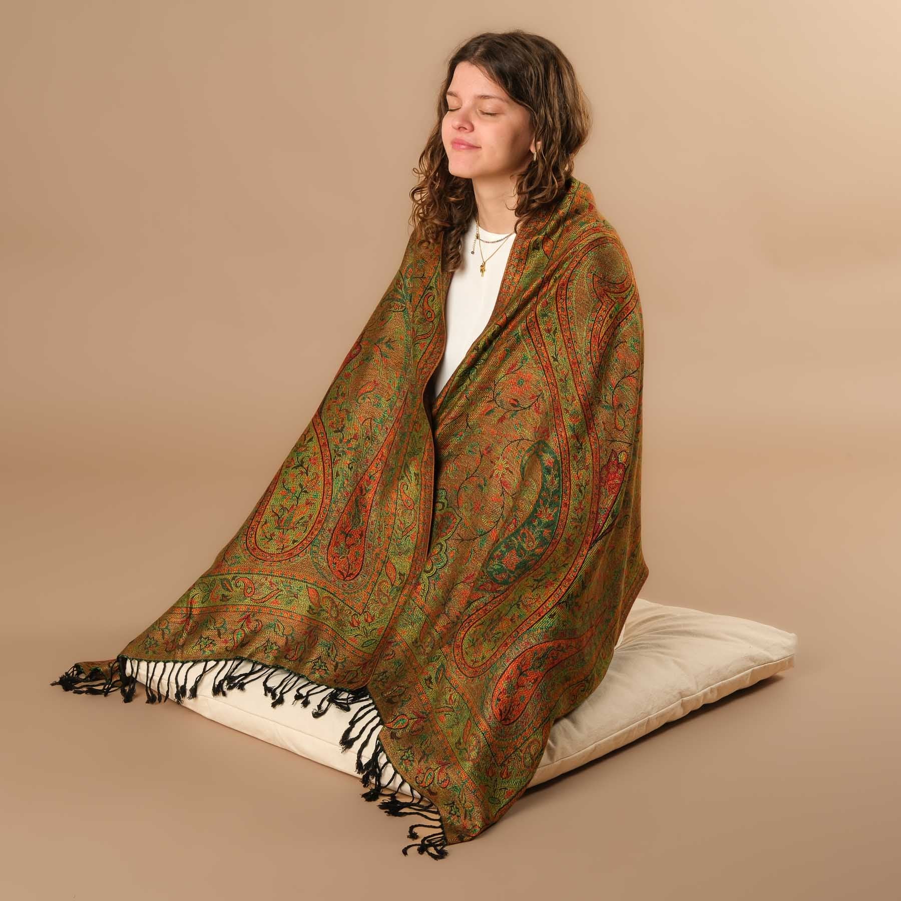 Sciarpa da meditazione in viscosa Marroko