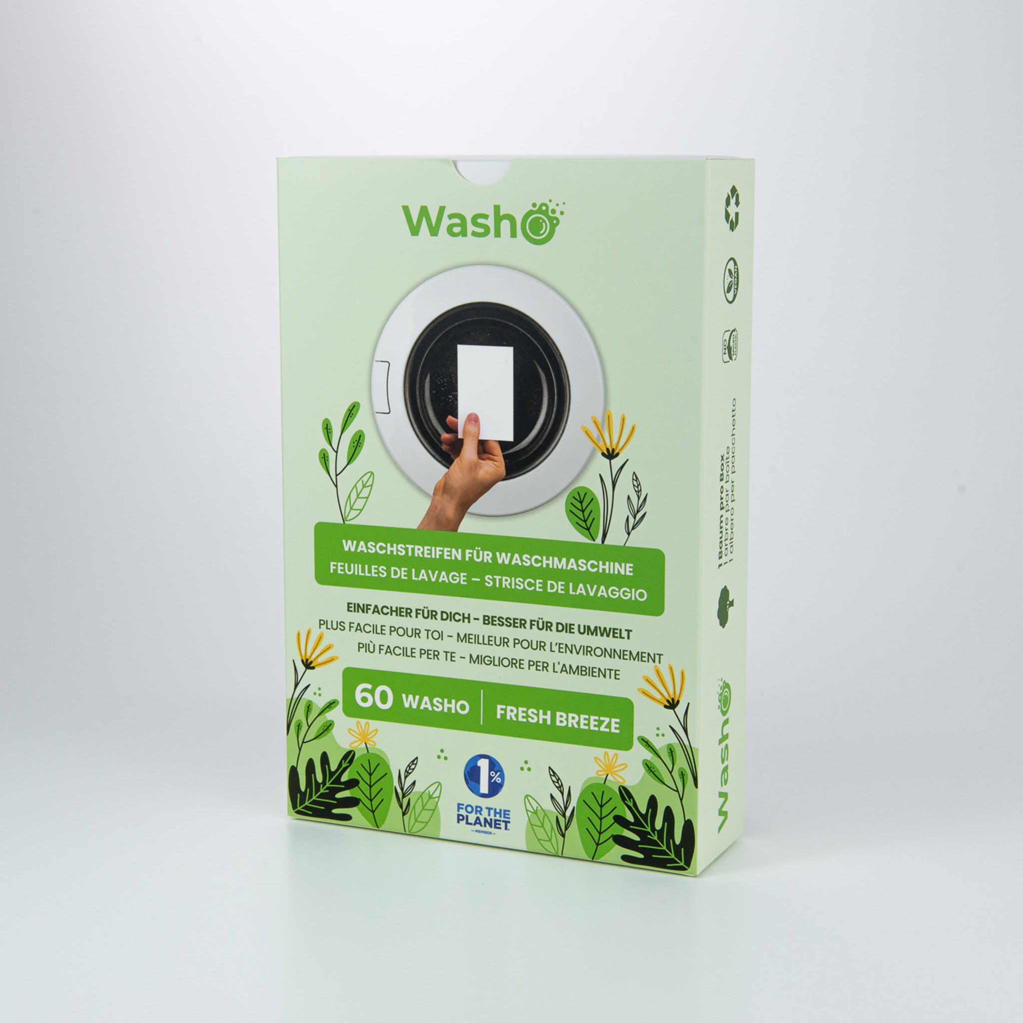 Washo strisce lavanti ecologiche Fresh Breeze set da 3