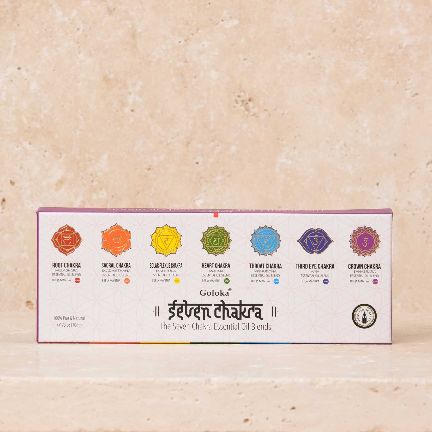 Set di miscele di oli Goloka 7 Chakras