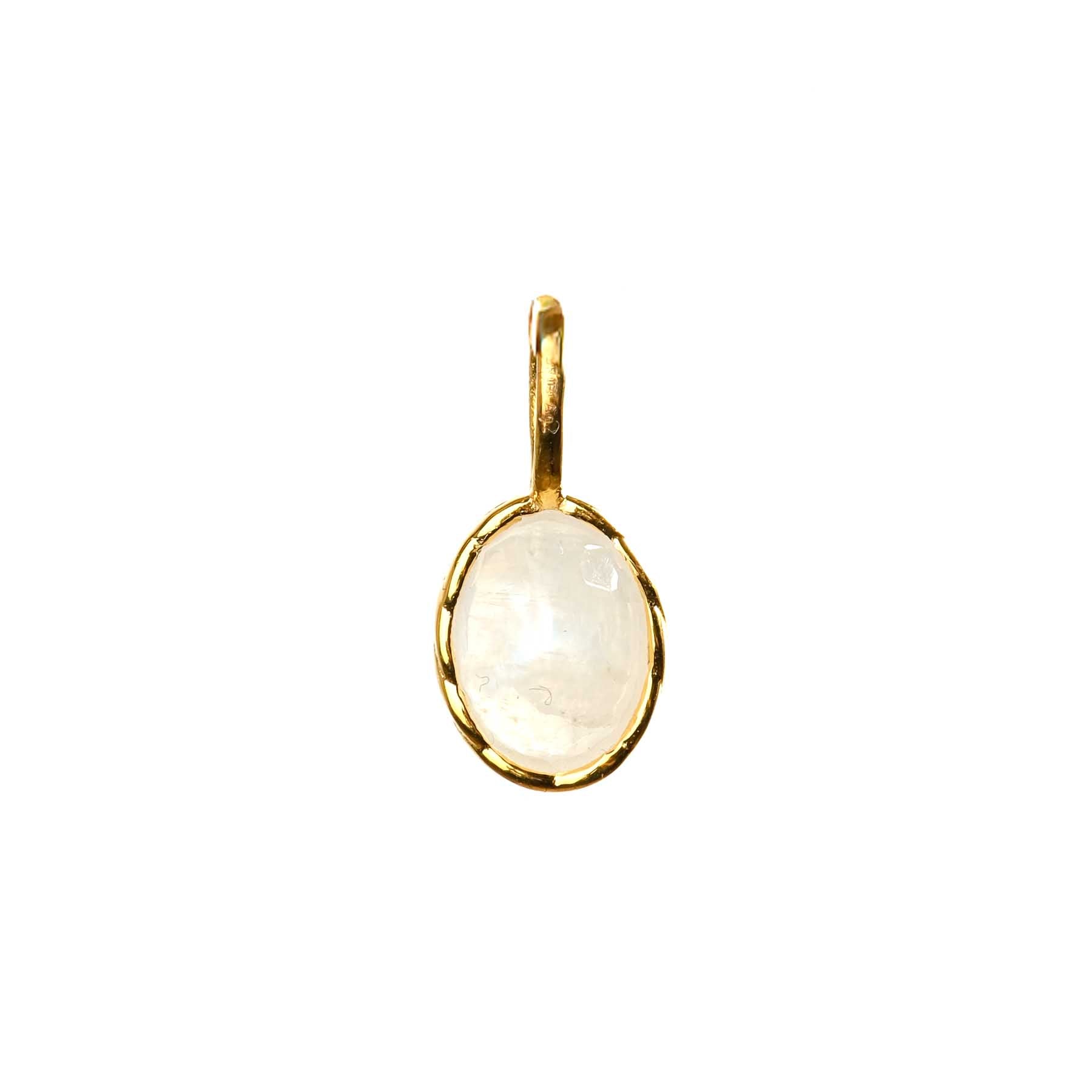 Collana con pietra di luna in oro