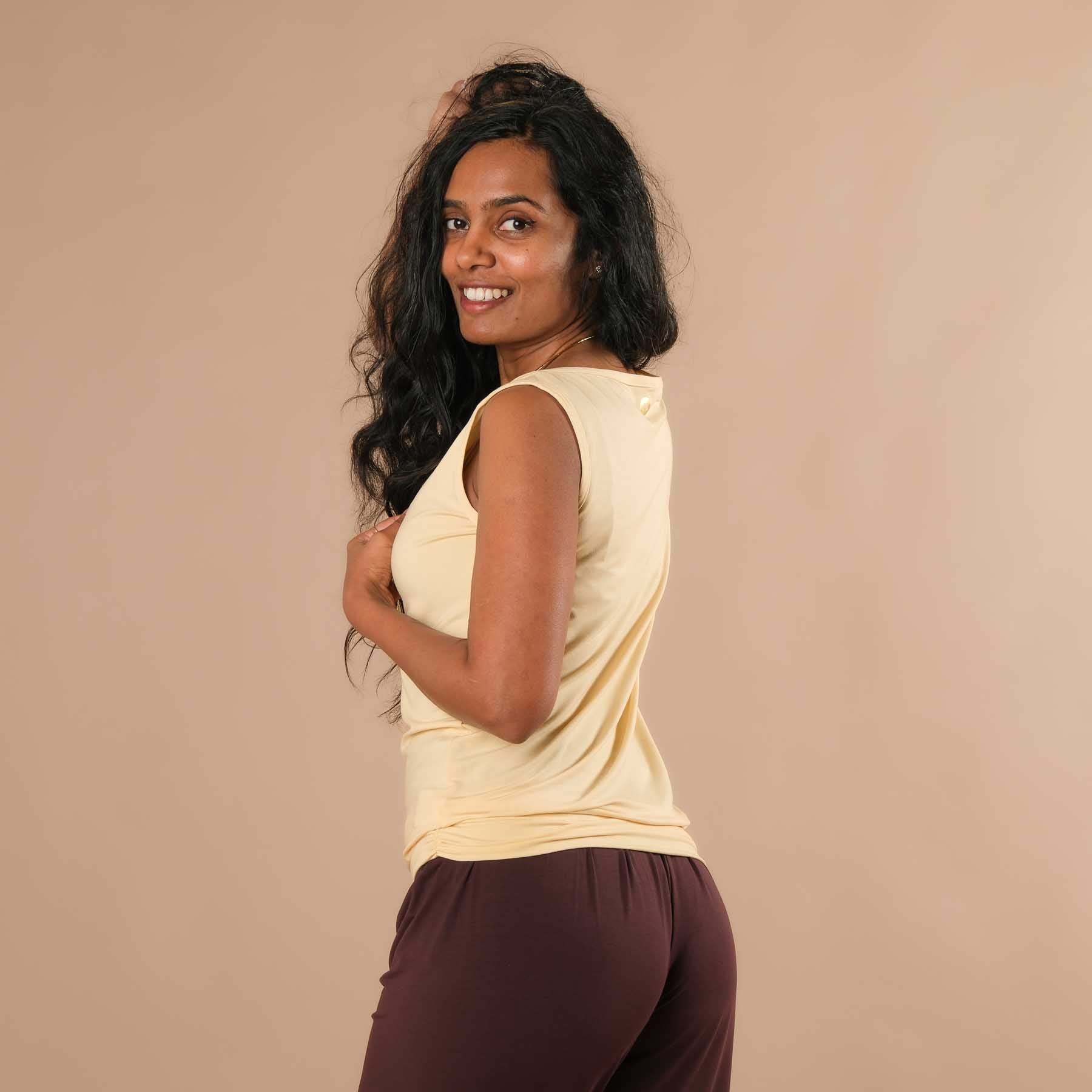 Canotta Yoga Bateau - Prodotto in Svizzera in modo sostenibile butteryellow