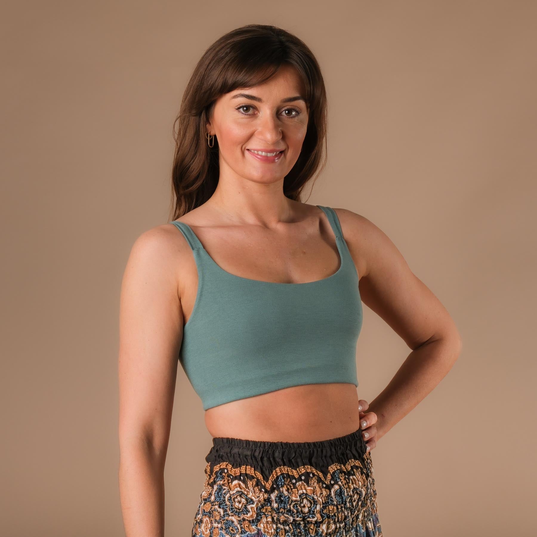 Reggiseno Yoga Stripes Comfy petrol