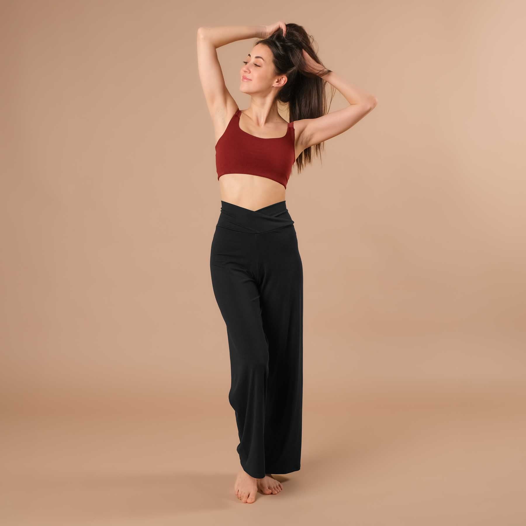 Yoga Culotte Comfy lungo nero