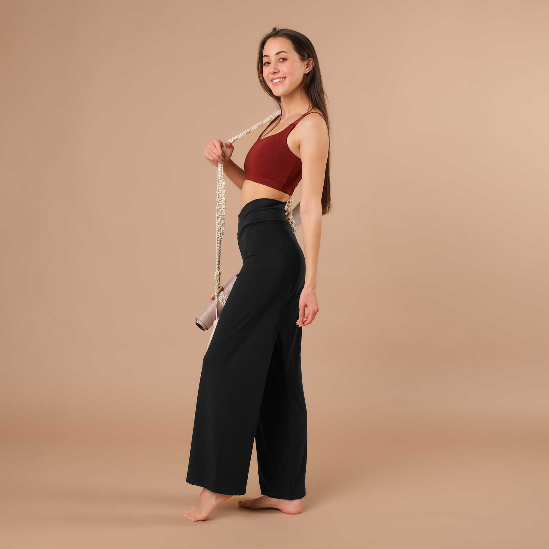 Yoga Culotte Comfy lungo nero