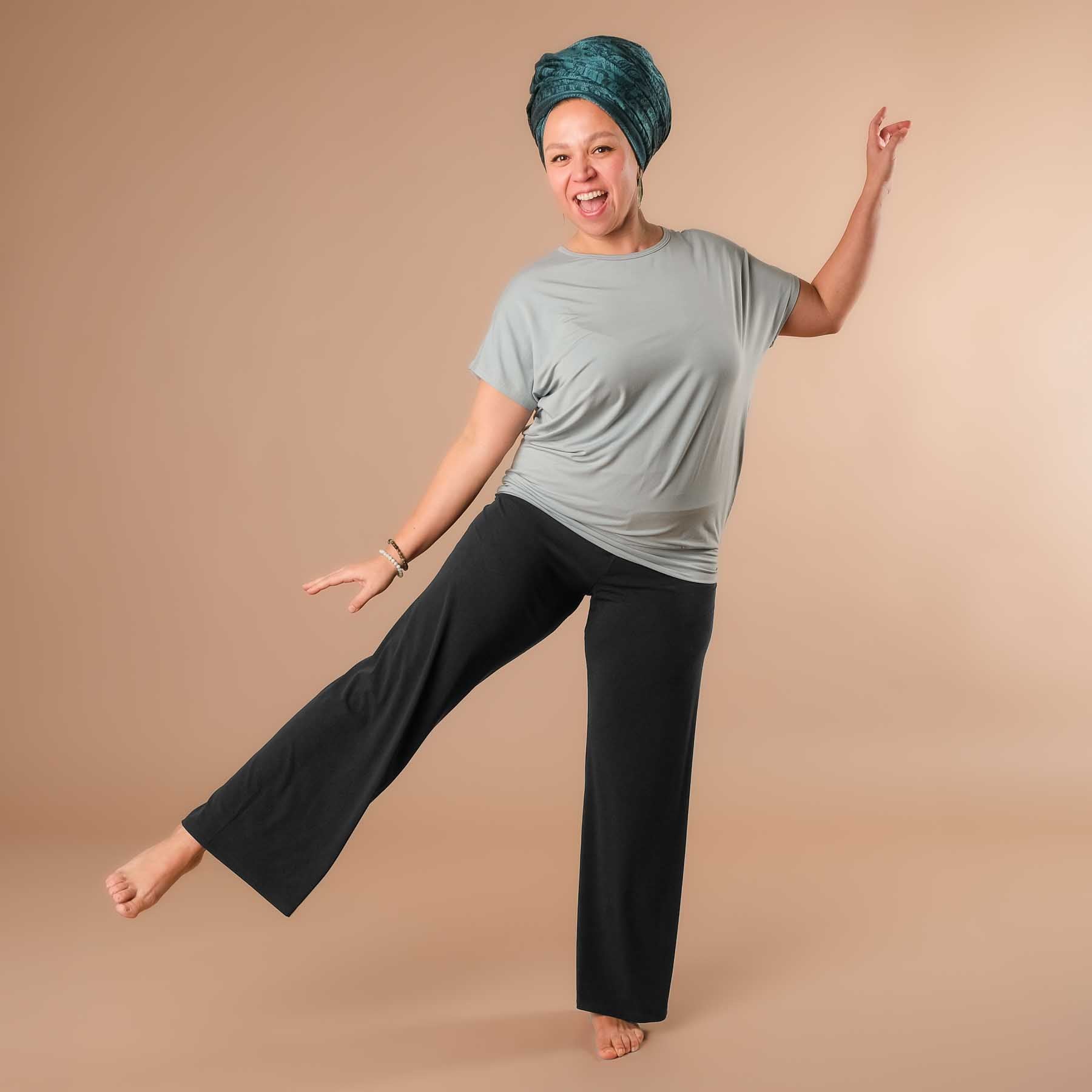 Yoga Culotte Comfy lungo nero