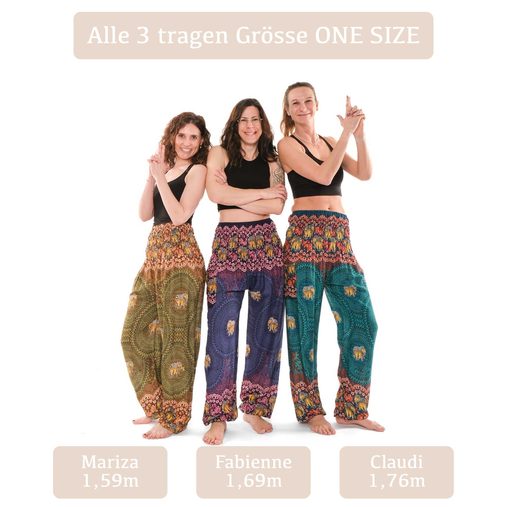 Pantaloni harem yoga Elefante