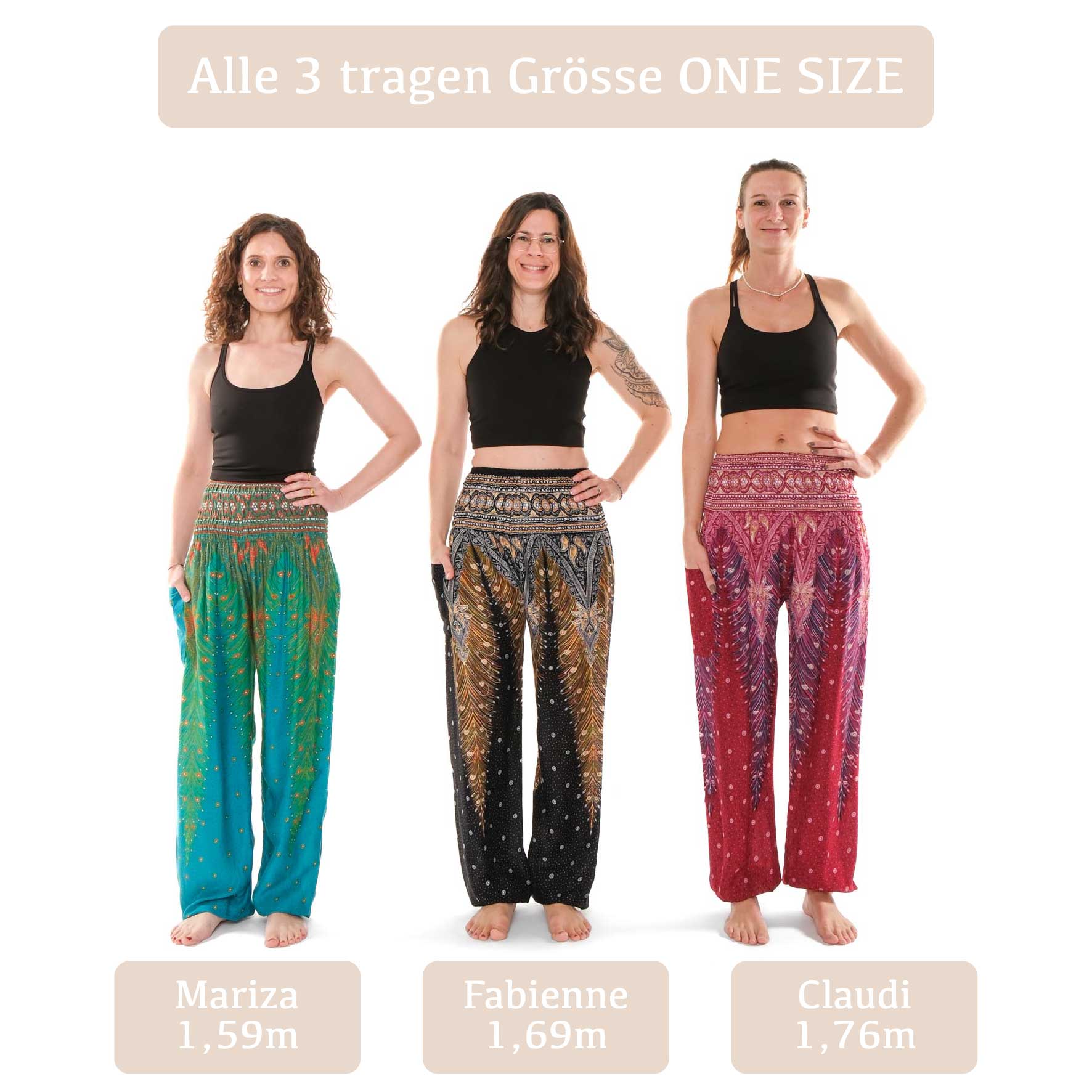 Pantaloni Harem Yoga Piuma