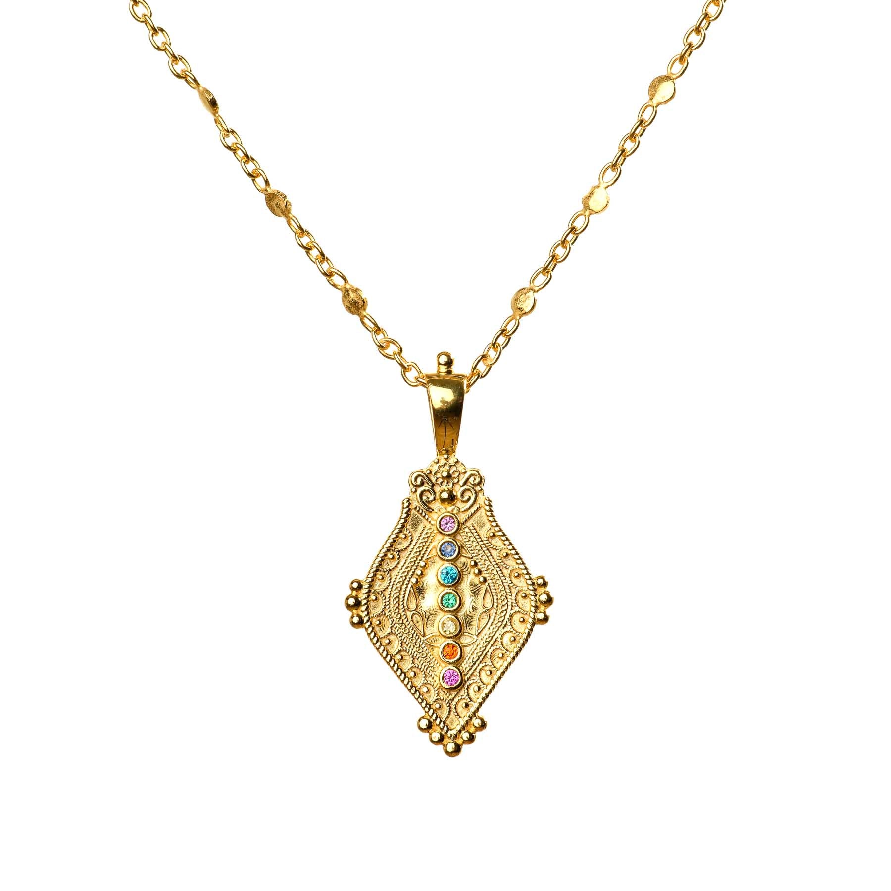 Collana Chakra oro