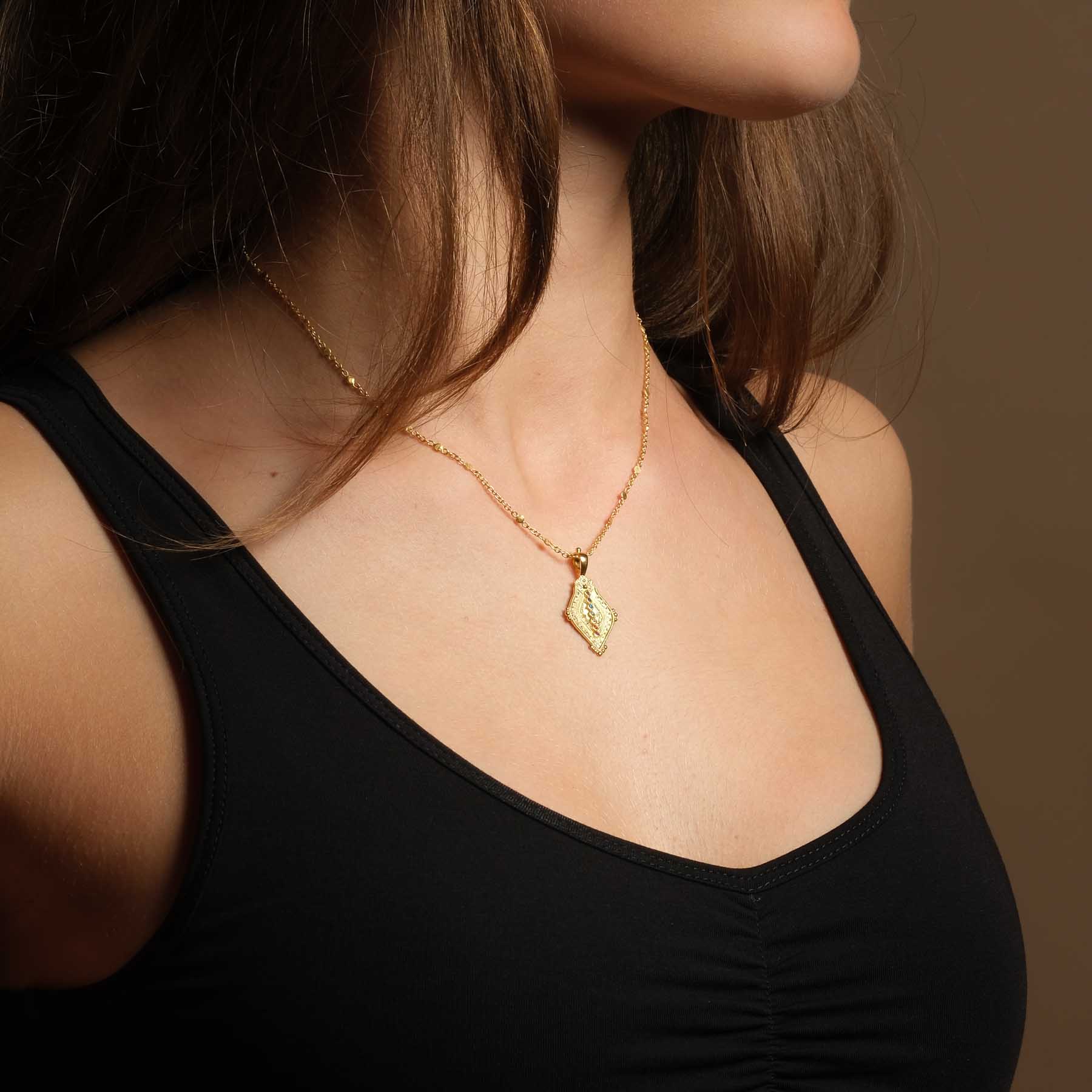Collana Chakra oro