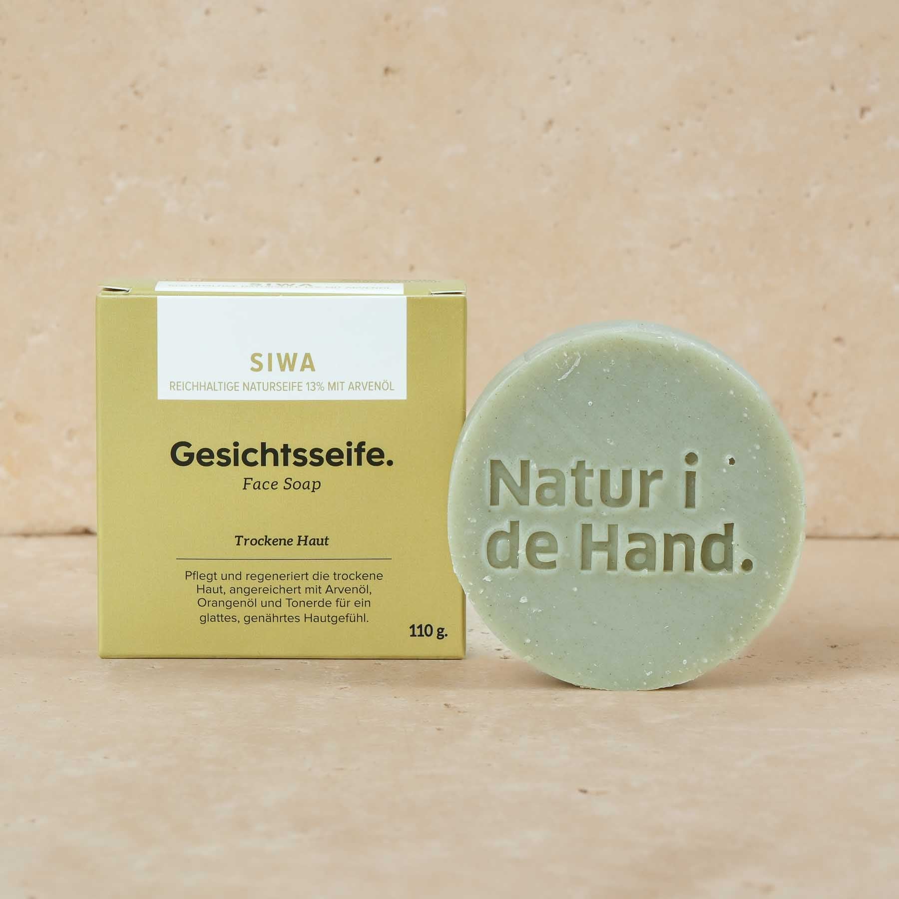 Sapone per il corpo e il viso - Barretta per il corpo - Siwa made in Switzerland