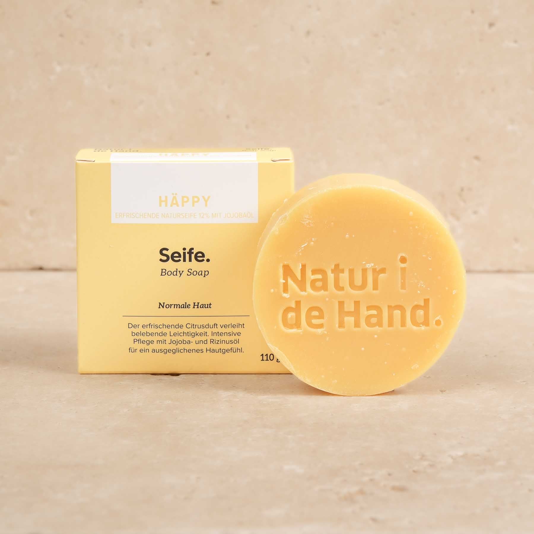 Sapone per il corpo - Body Bar - Häppy, fatto a mano in Svizzera