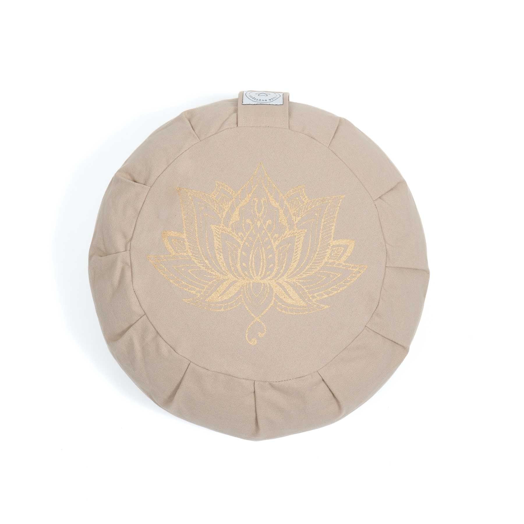 Cuscino da meditazione Zafu Lotus sabbia