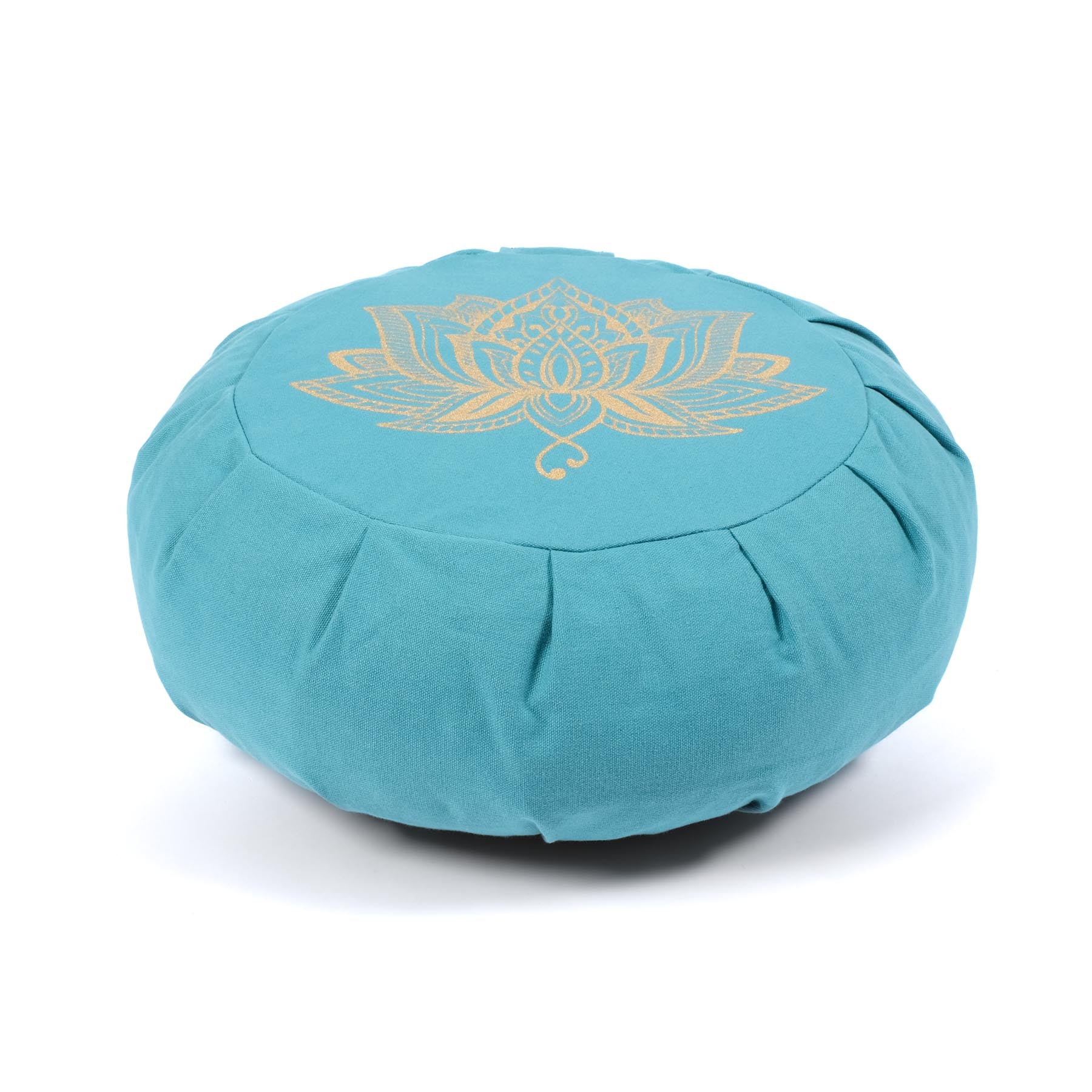 Cuscino da meditazione Zafu Lotus turchese