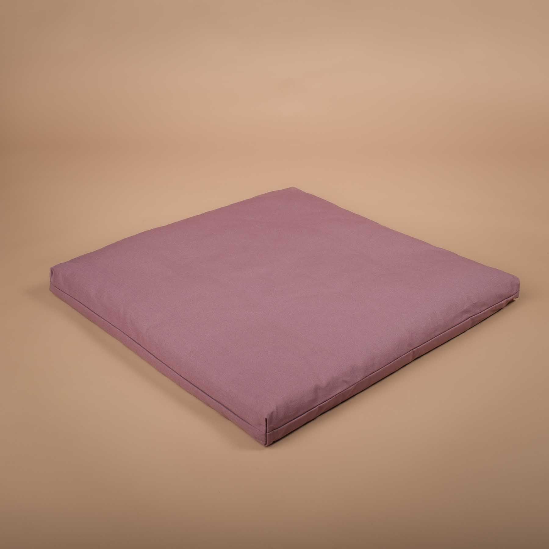 Tappetino da meditazione Zabuton tappetino da meditazione in cotone lavanda